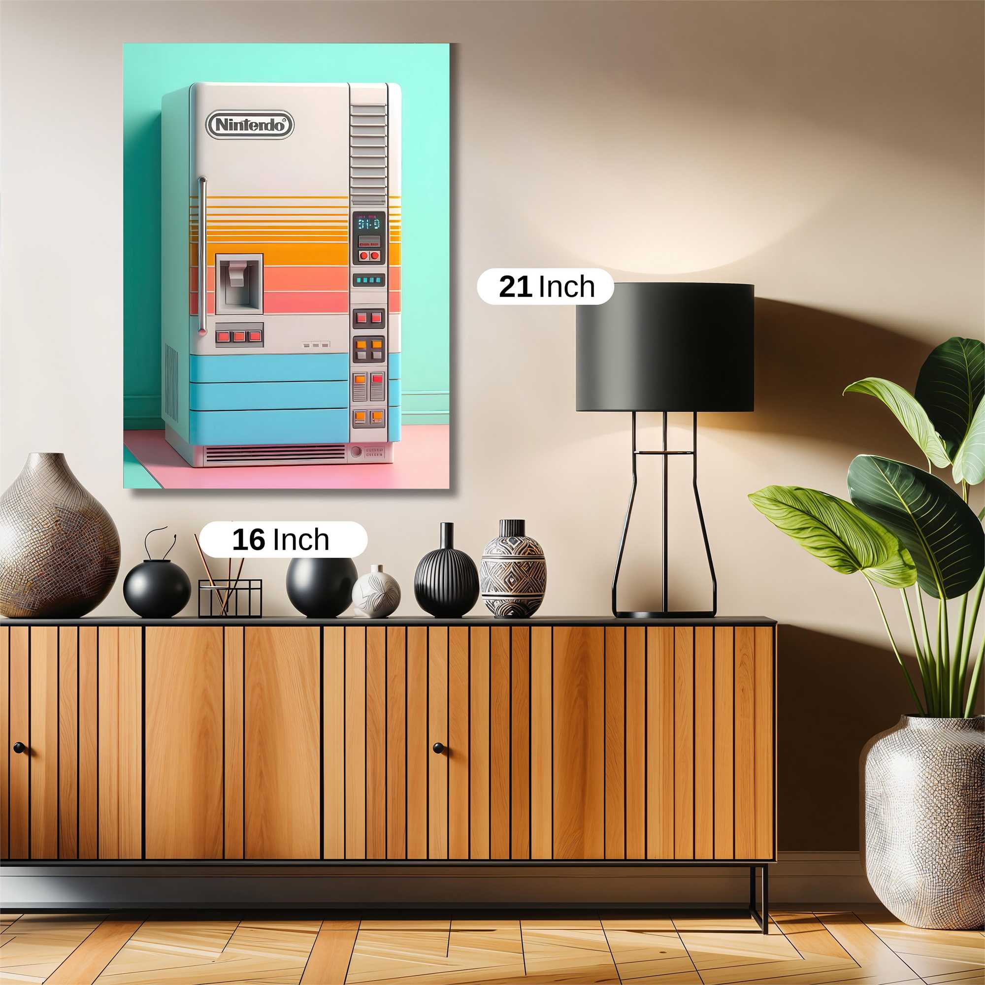 Nintendo Nostalgic Safe Wall Magnetic / M