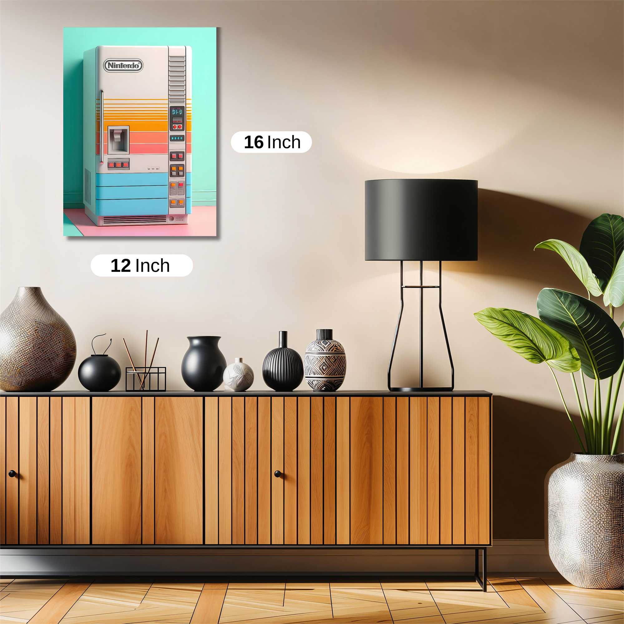 Nintendo Nostalgic Safe Wall Magnetic / M