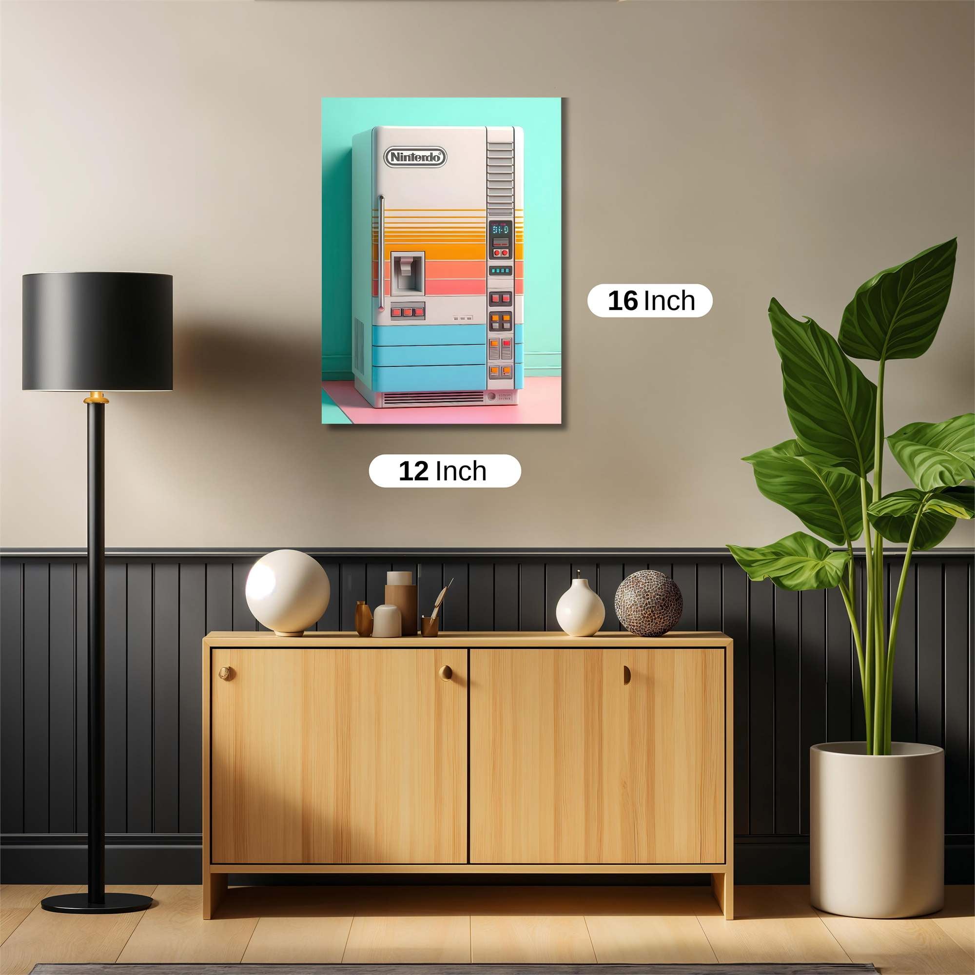 Nintendo Nostalgic Safe Wall Magnetic / M
