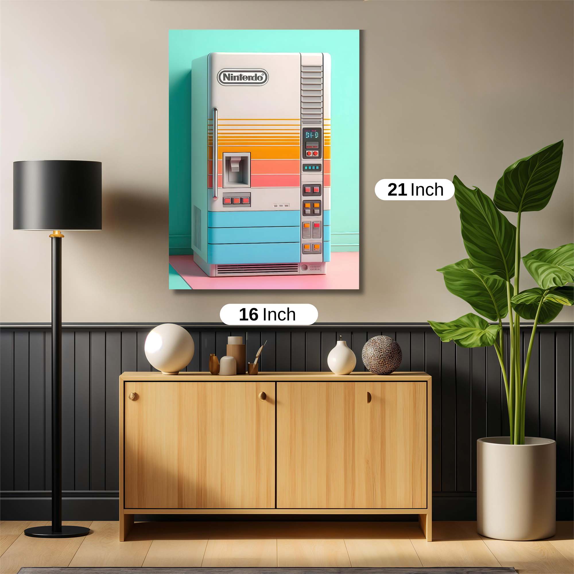 Nintendo Nostalgic Safe Wall Magnetic / M