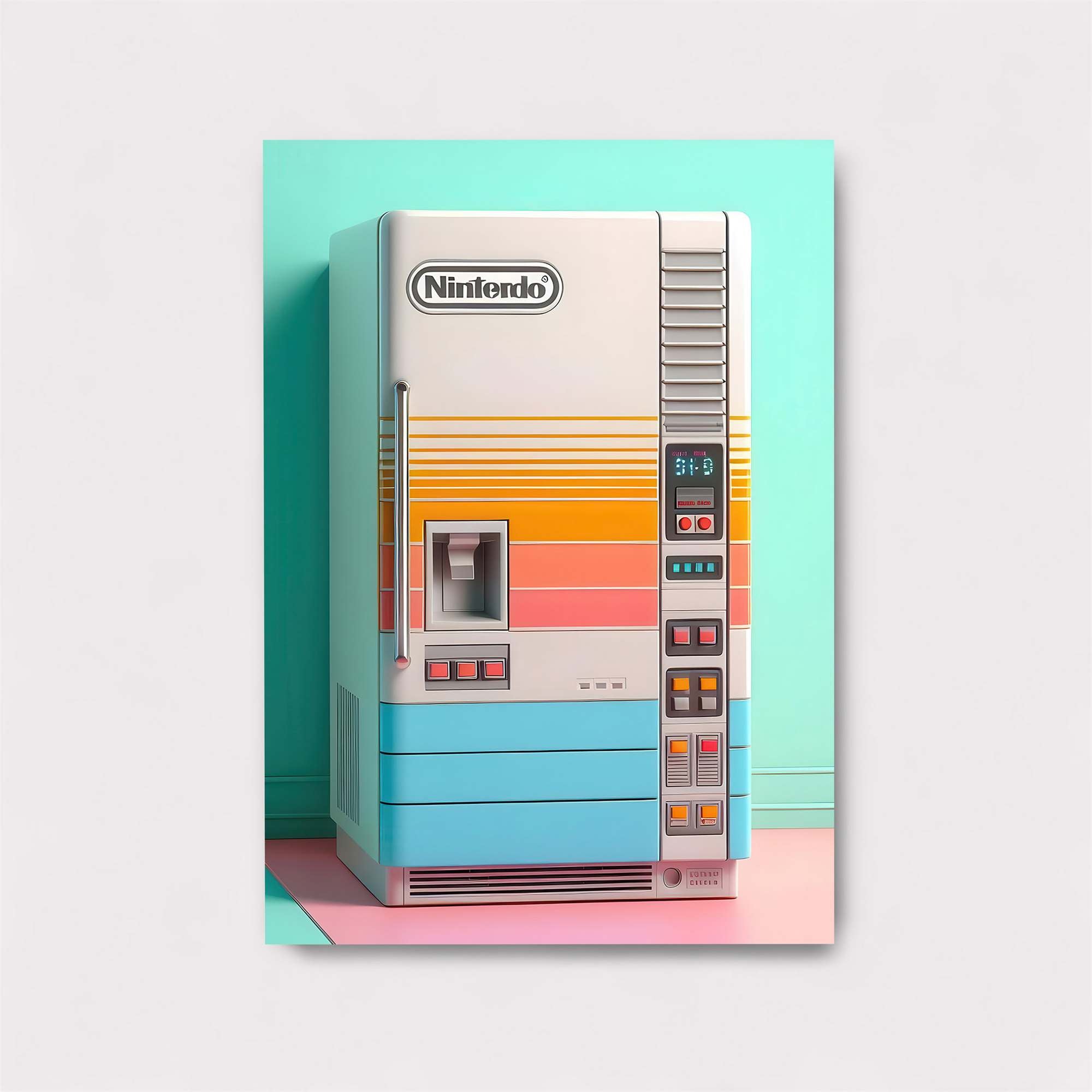 Nintendo Nostalgic Safe Wall Magnetic / M