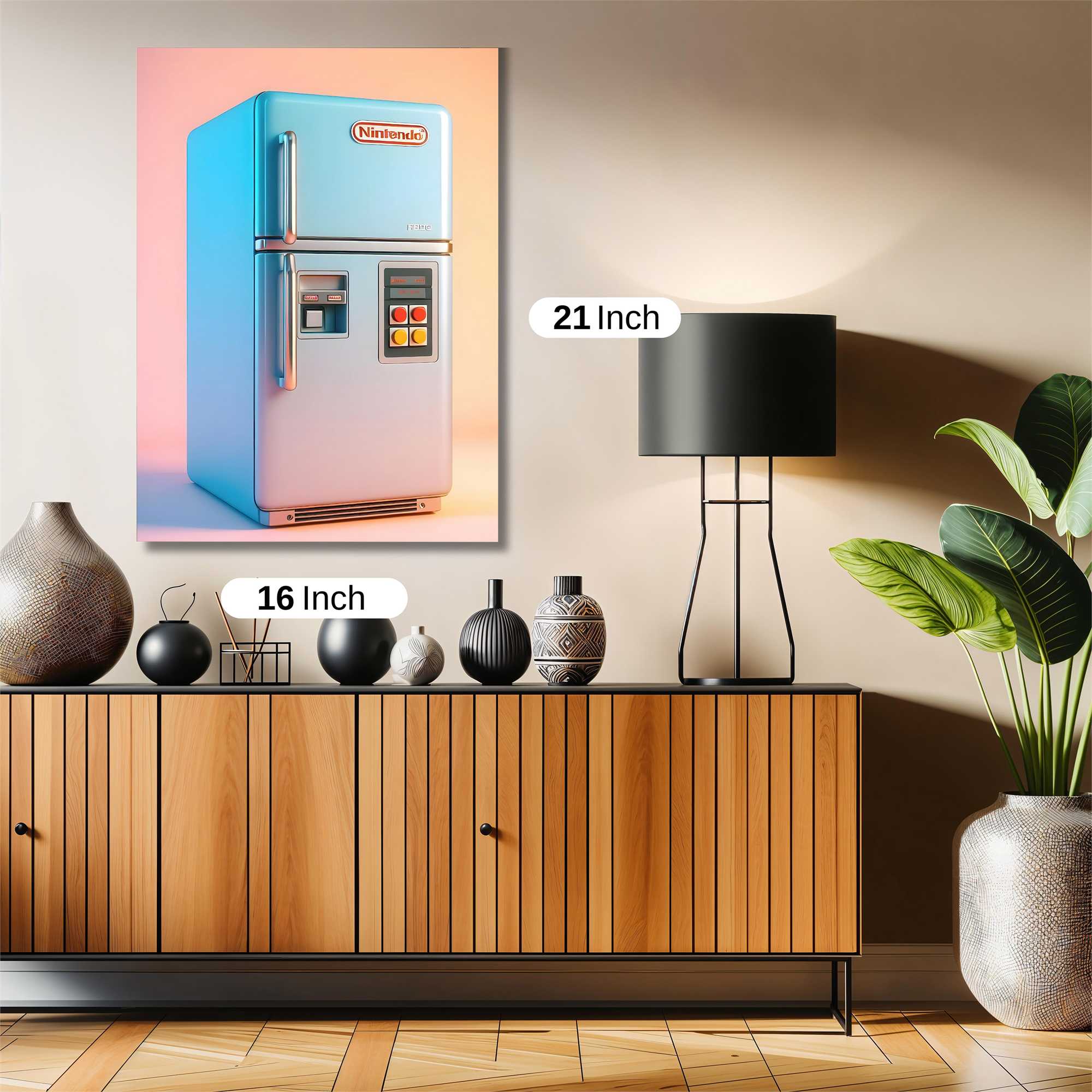 Nintendo Nostalgic Safe Wall Magnetic / M