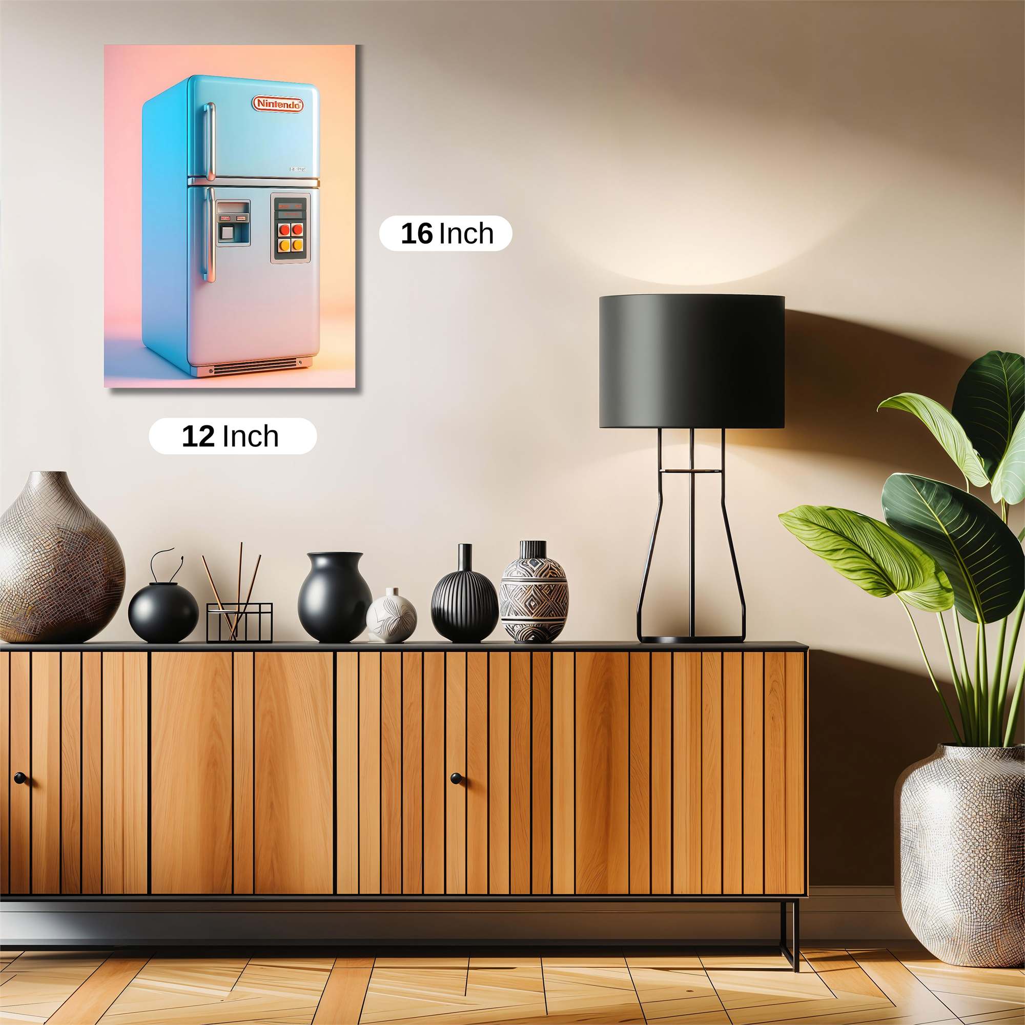 Nintendo Nostalgic Safe Wall Magnetic / M