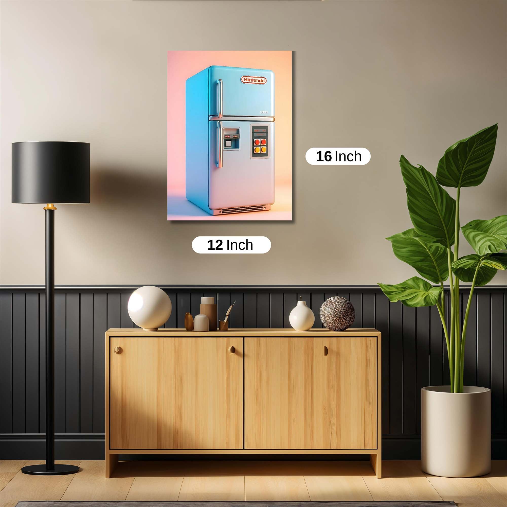 Nintendo Nostalgic Safe Wall Magnetic / M