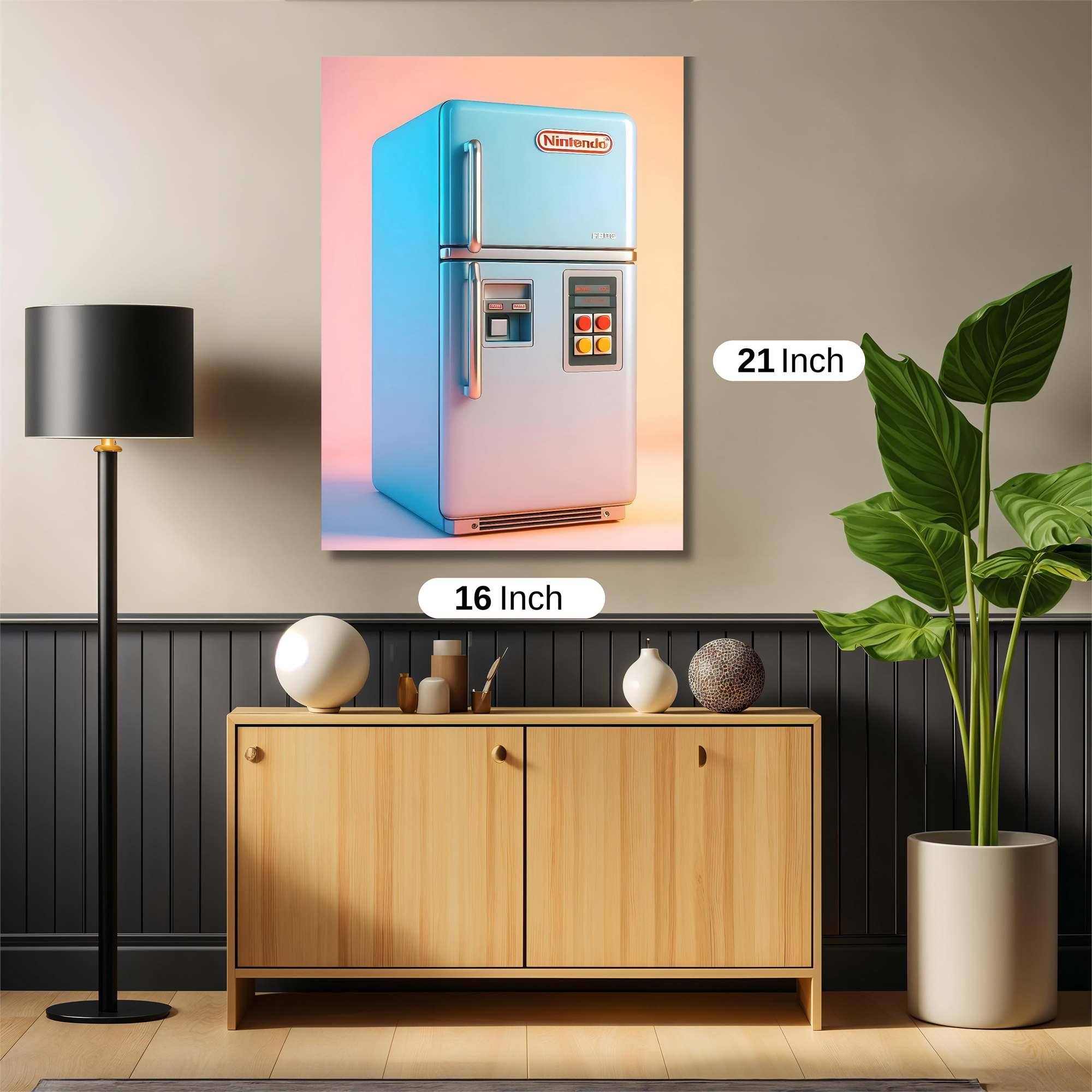 Nintendo Nostalgic Safe Wall Magnetic / M
