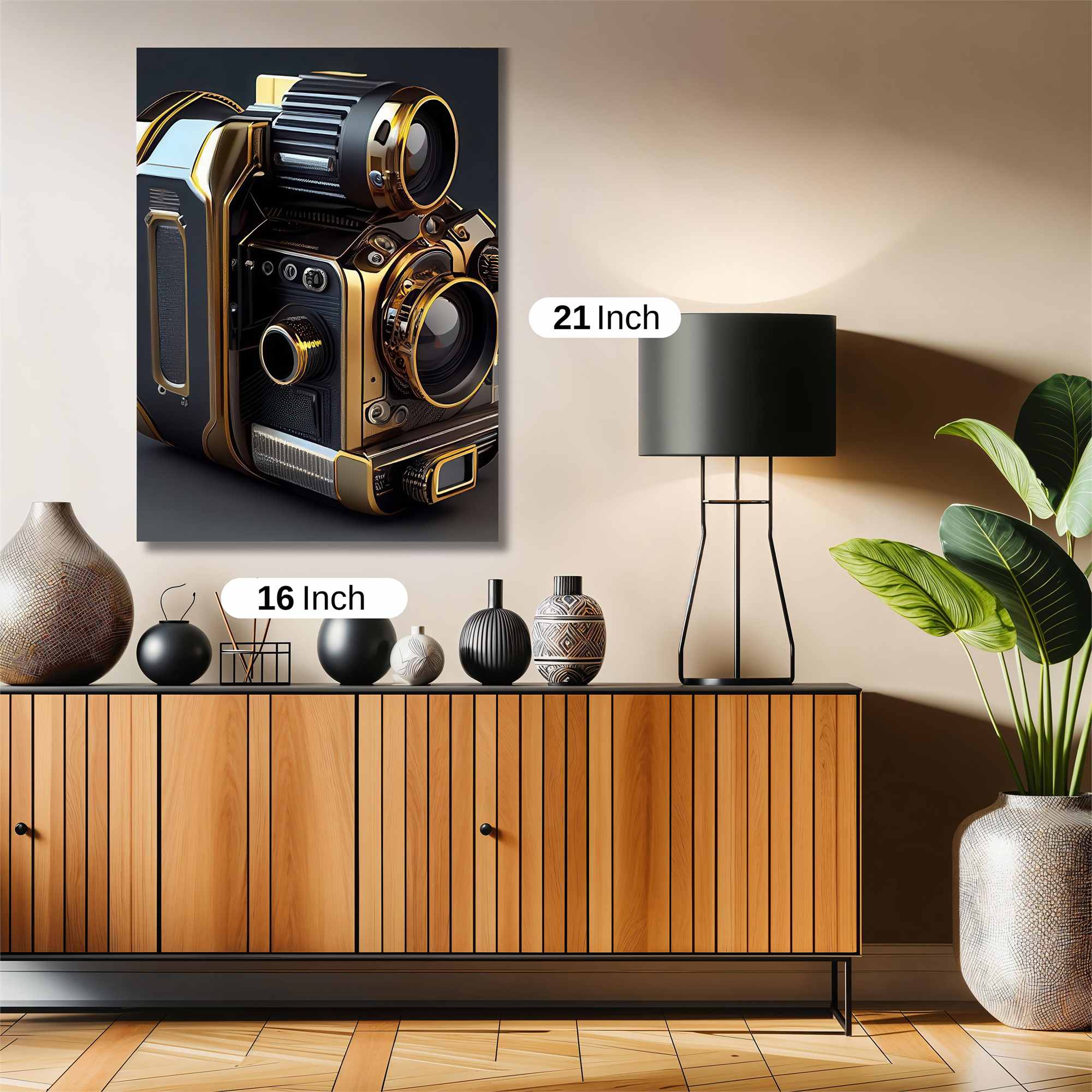 Steampunk Camera Safe Wall Magnetic / M