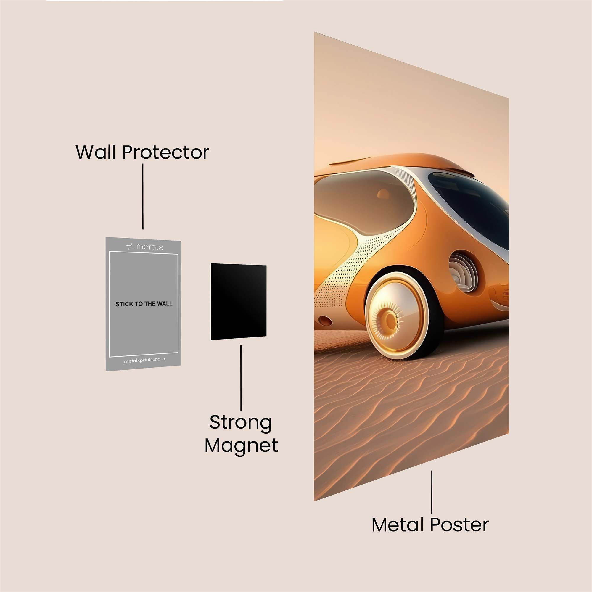 Dune Dream Safe Wall Magnetic / M