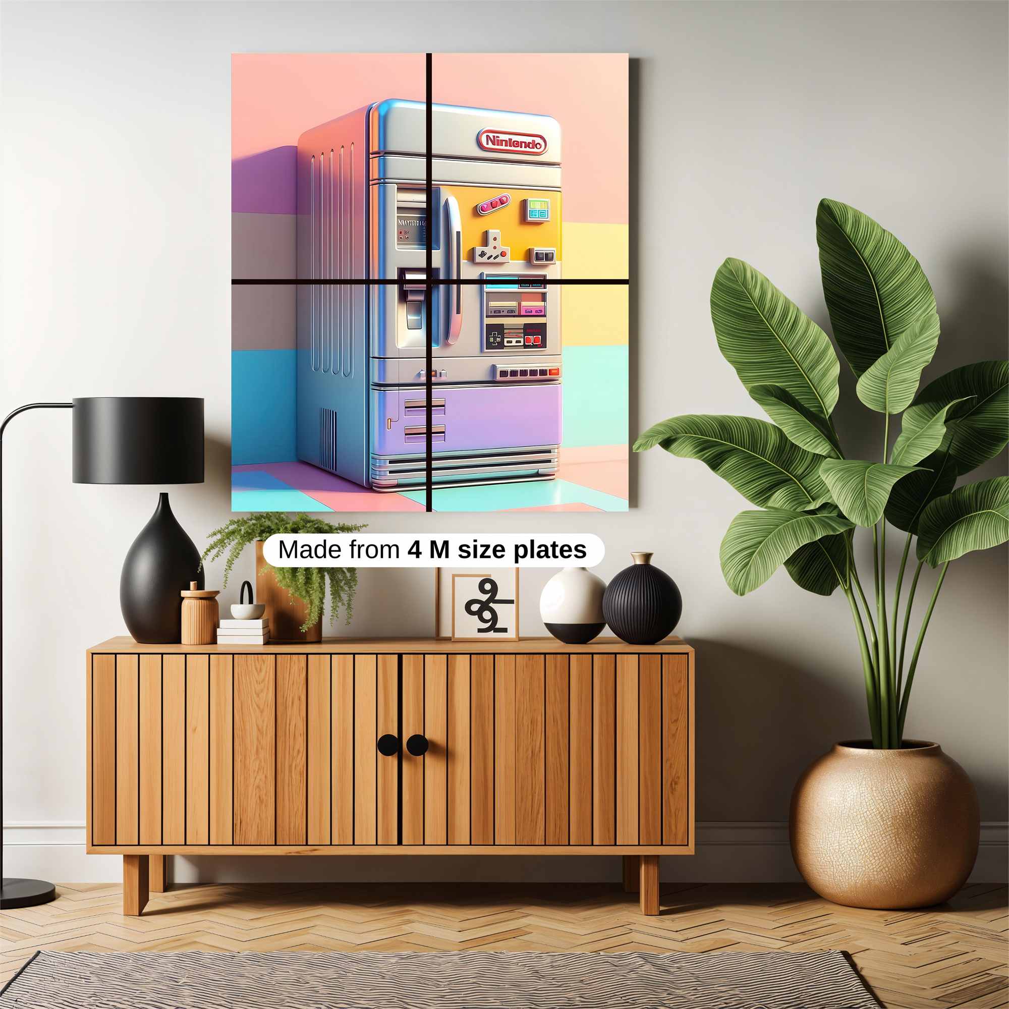 Nintendo Nostalgic Safe Wall Magnetic / M