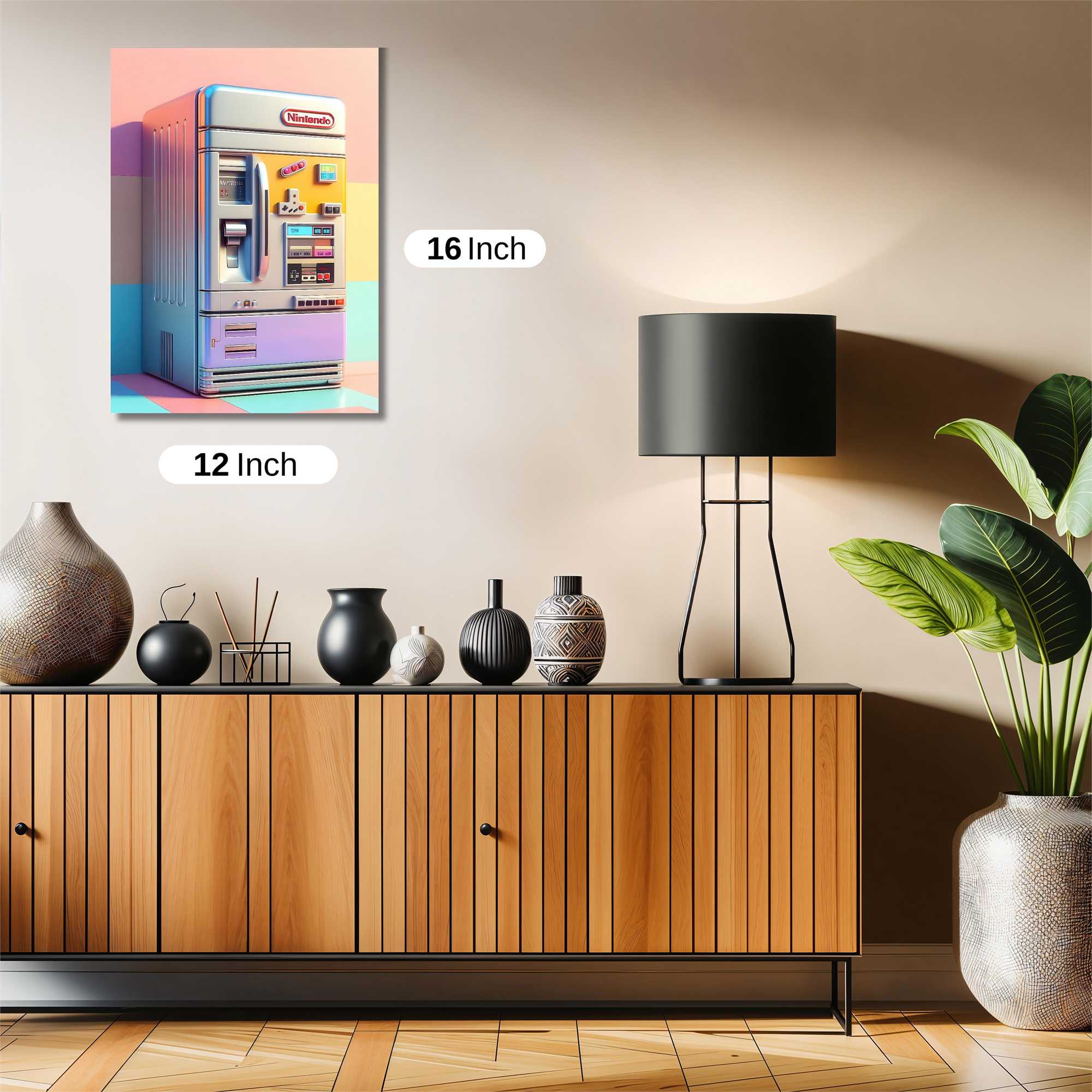 Nintendo Nostalgic Safe Wall Magnetic / M