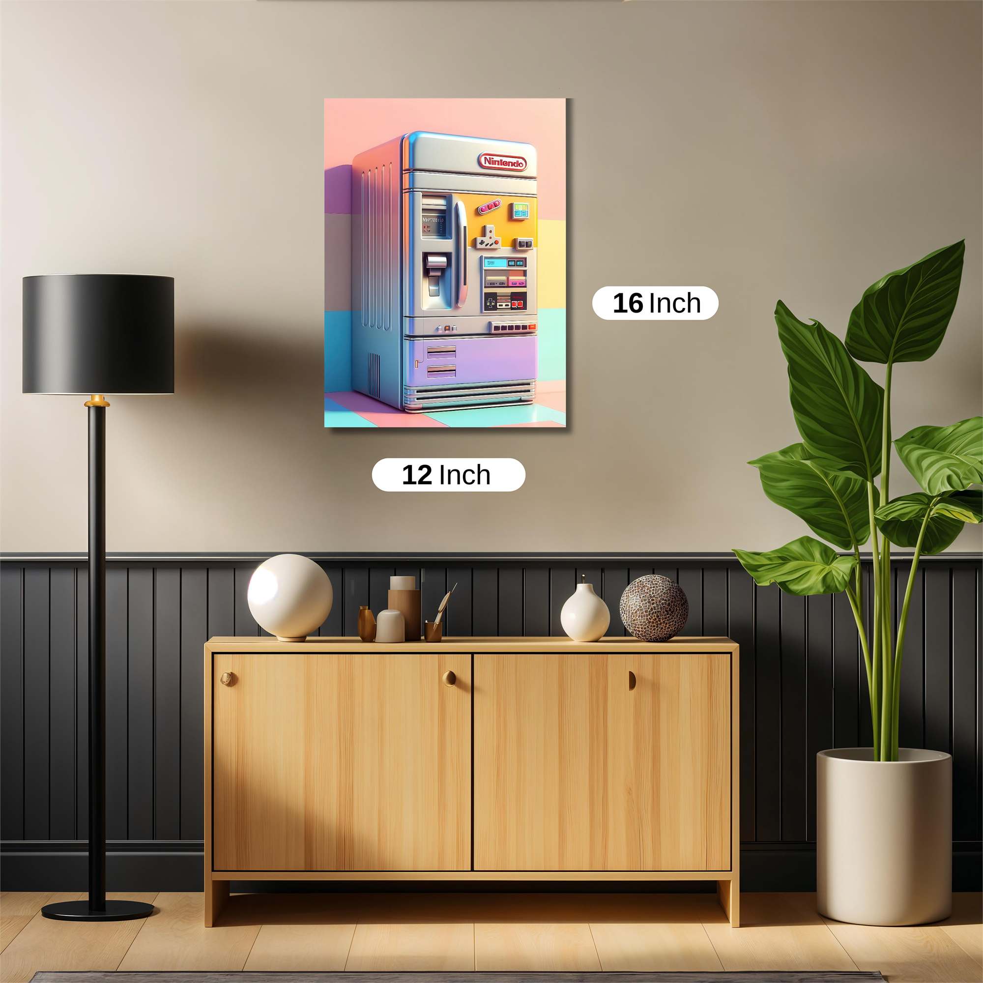 Nintendo Nostalgic Safe Wall Magnetic / M