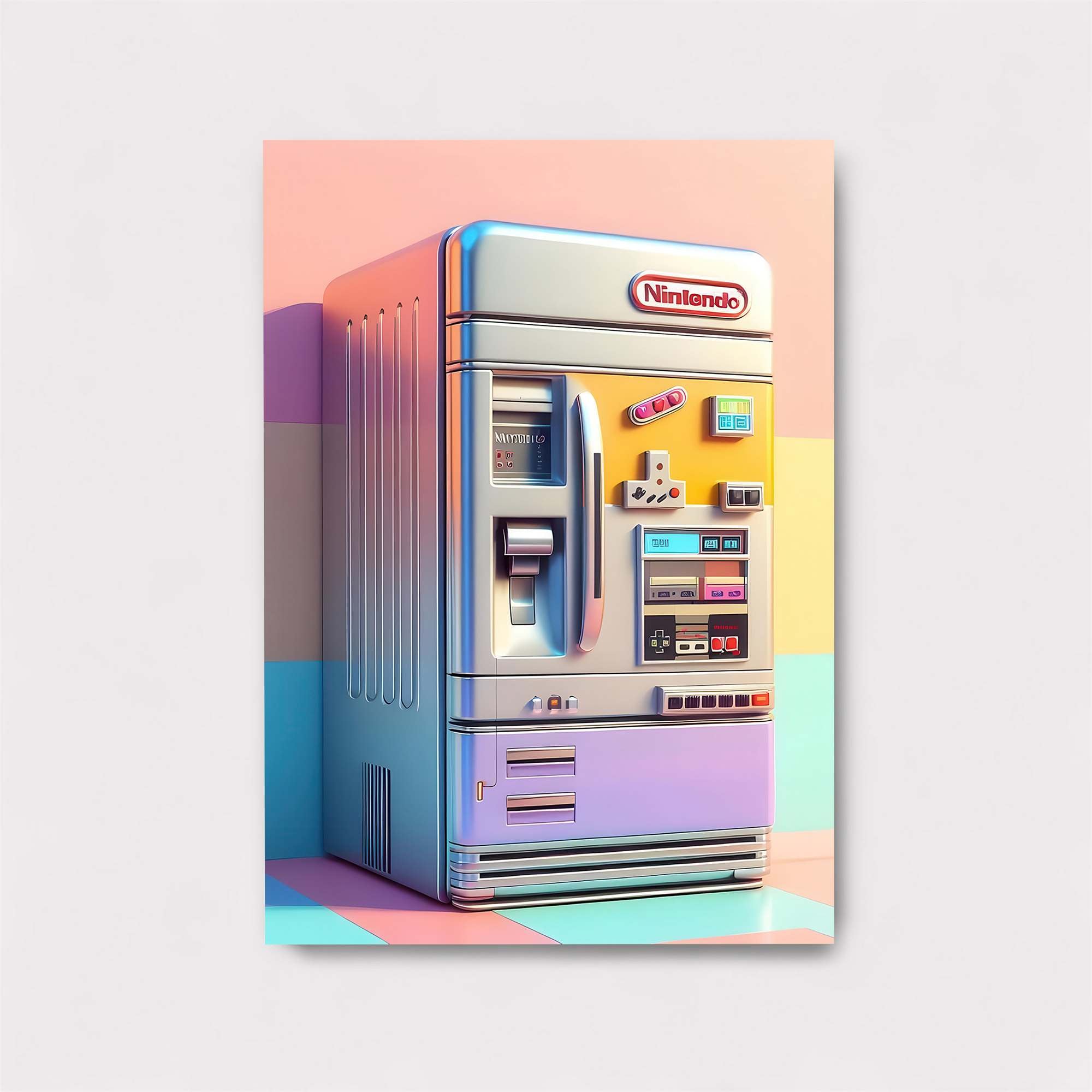 Nintendo Nostalgic Safe Wall Magnetic / M