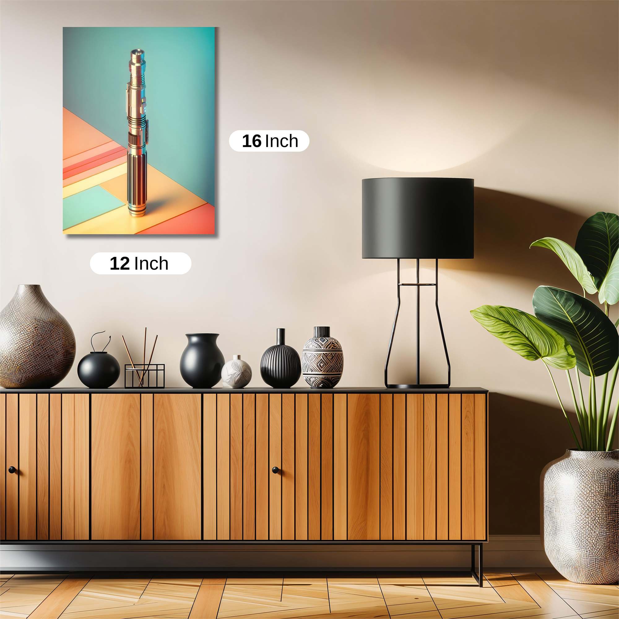 Lightsaber Serene Safe Wall Magnetic / M