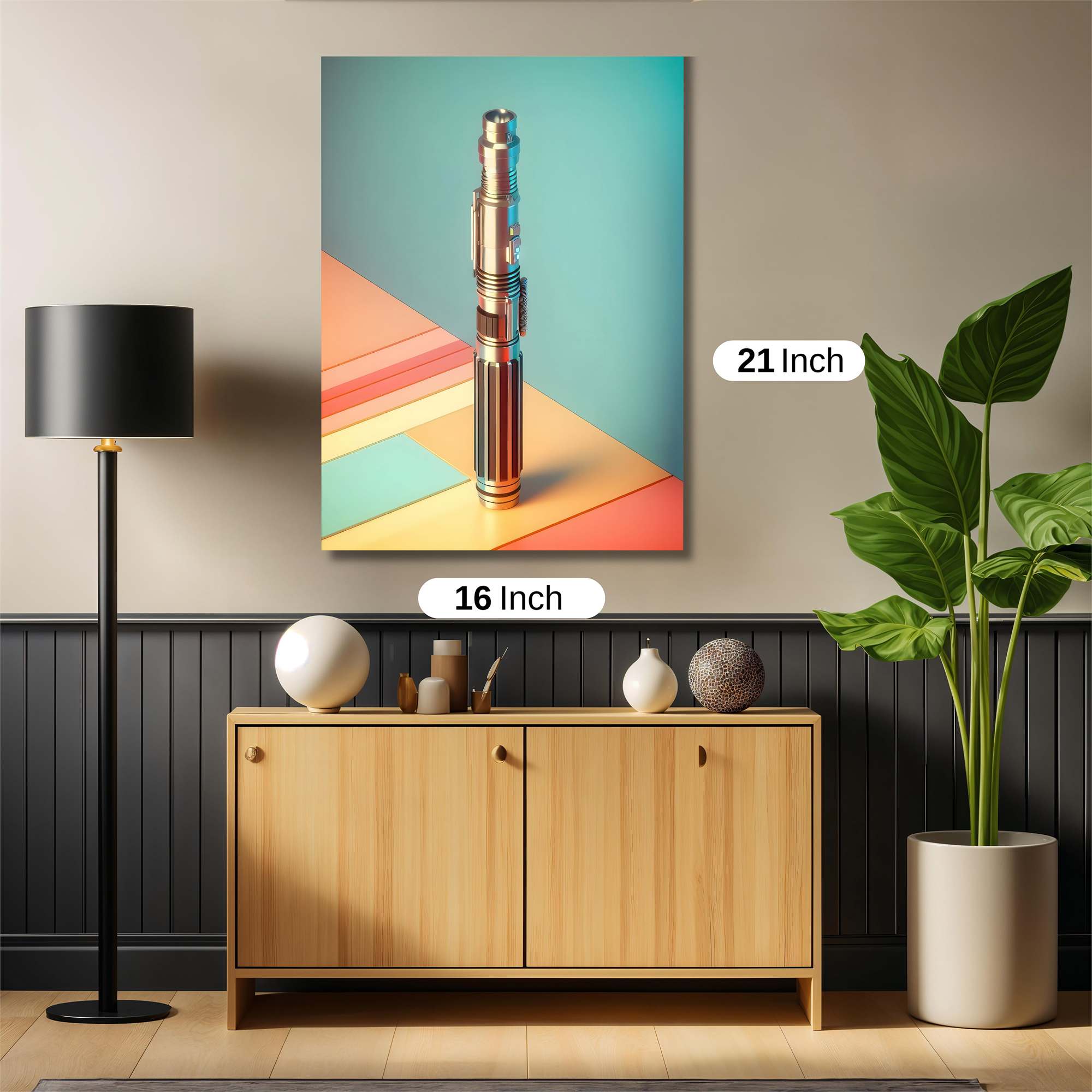 Lightsaber Serene Safe Wall Magnetic / M