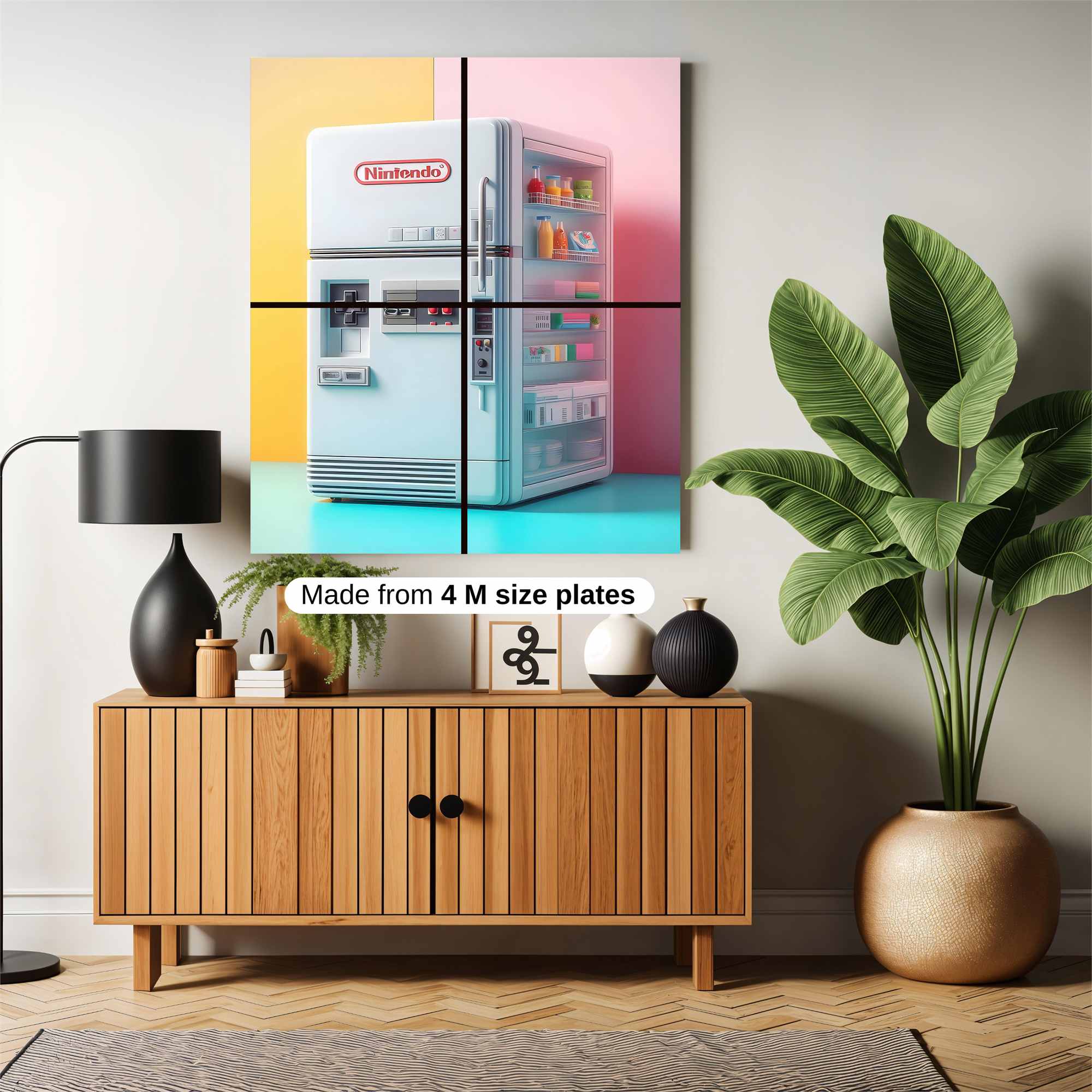 Nintendo Nostalgic Safe Wall Magnetic / M