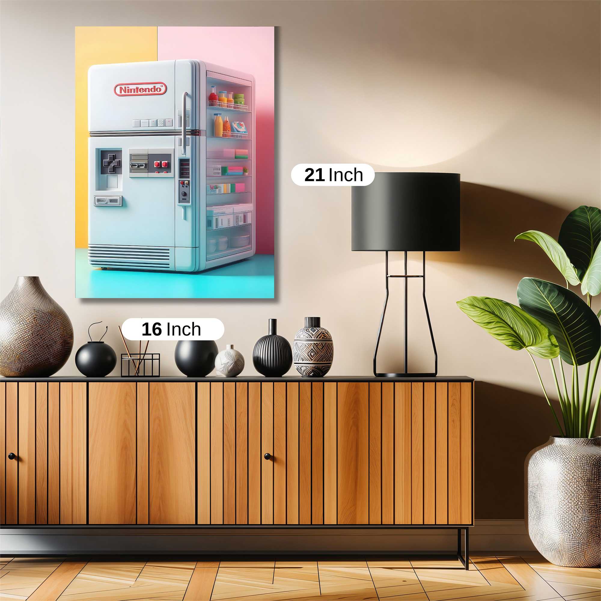 Nintendo Nostalgic Safe Wall Magnetic / M