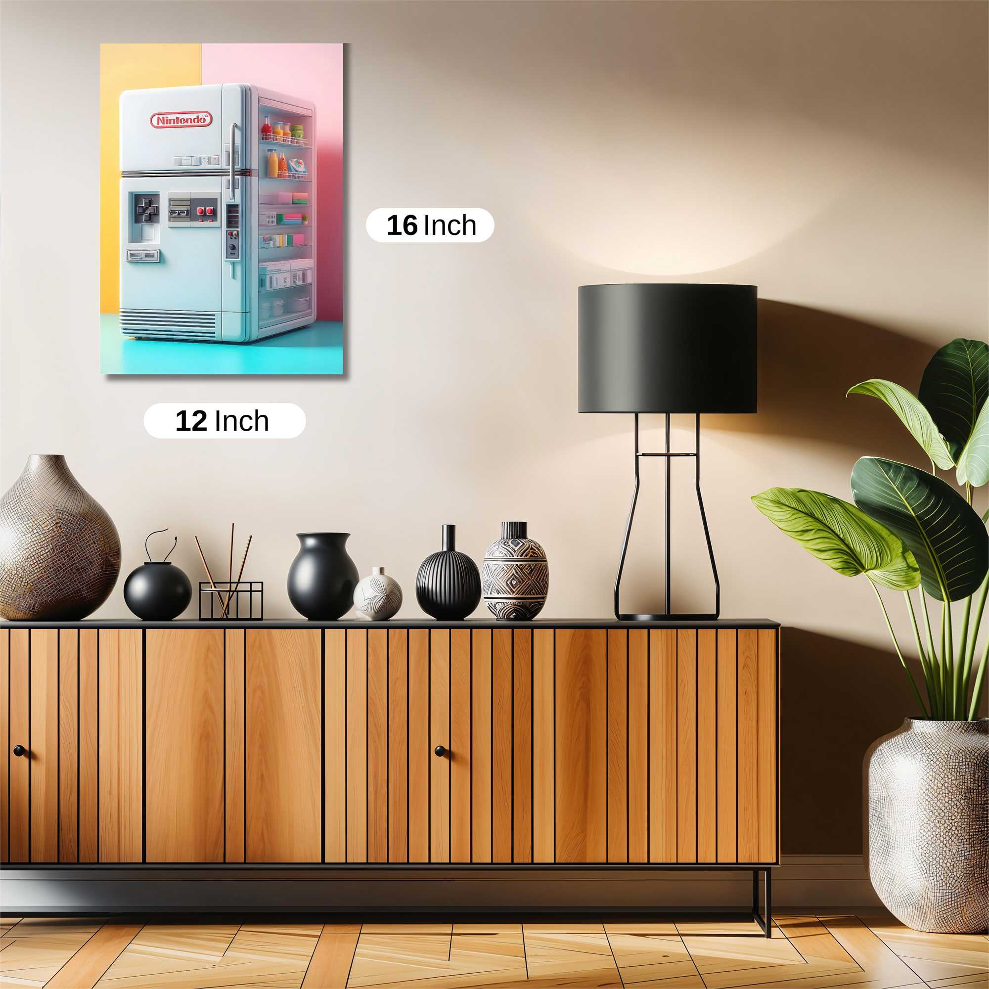 Nintendo Nostalgic Safe Wall Magnetic / M