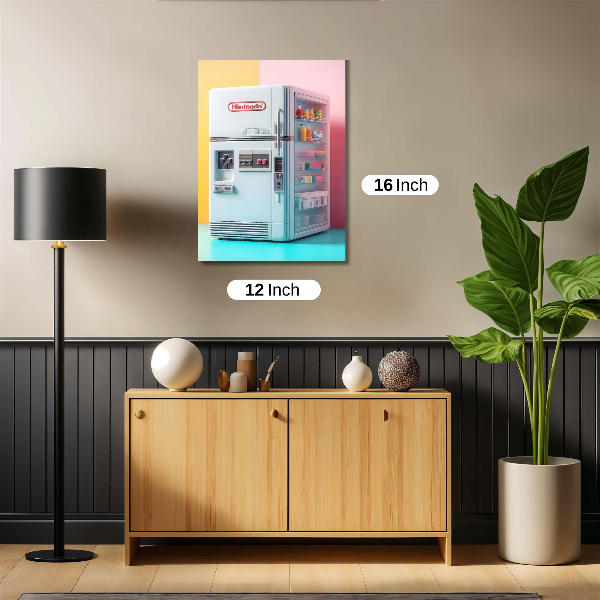 Nintendo Nostalgic Safe Wall Magnetic / M