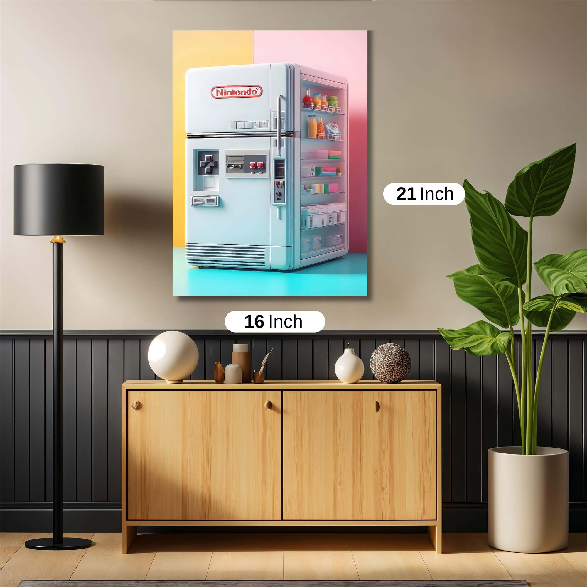 Nintendo Nostalgic Safe Wall Magnetic / M