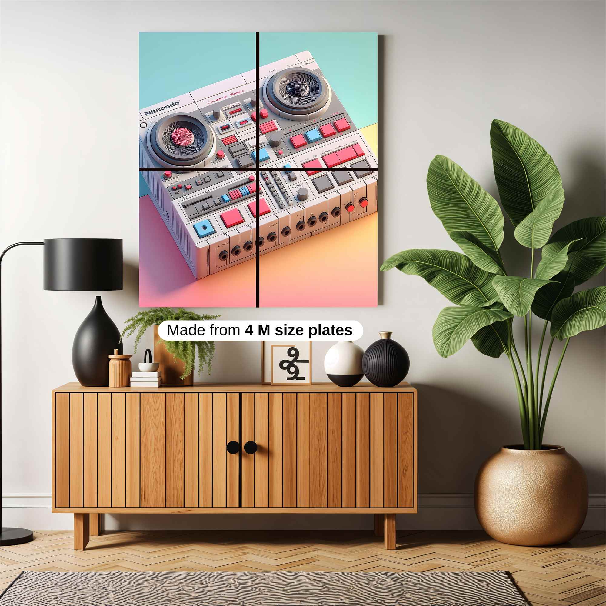 Nintendo Nostalgic Safe Wall Magnetic / M