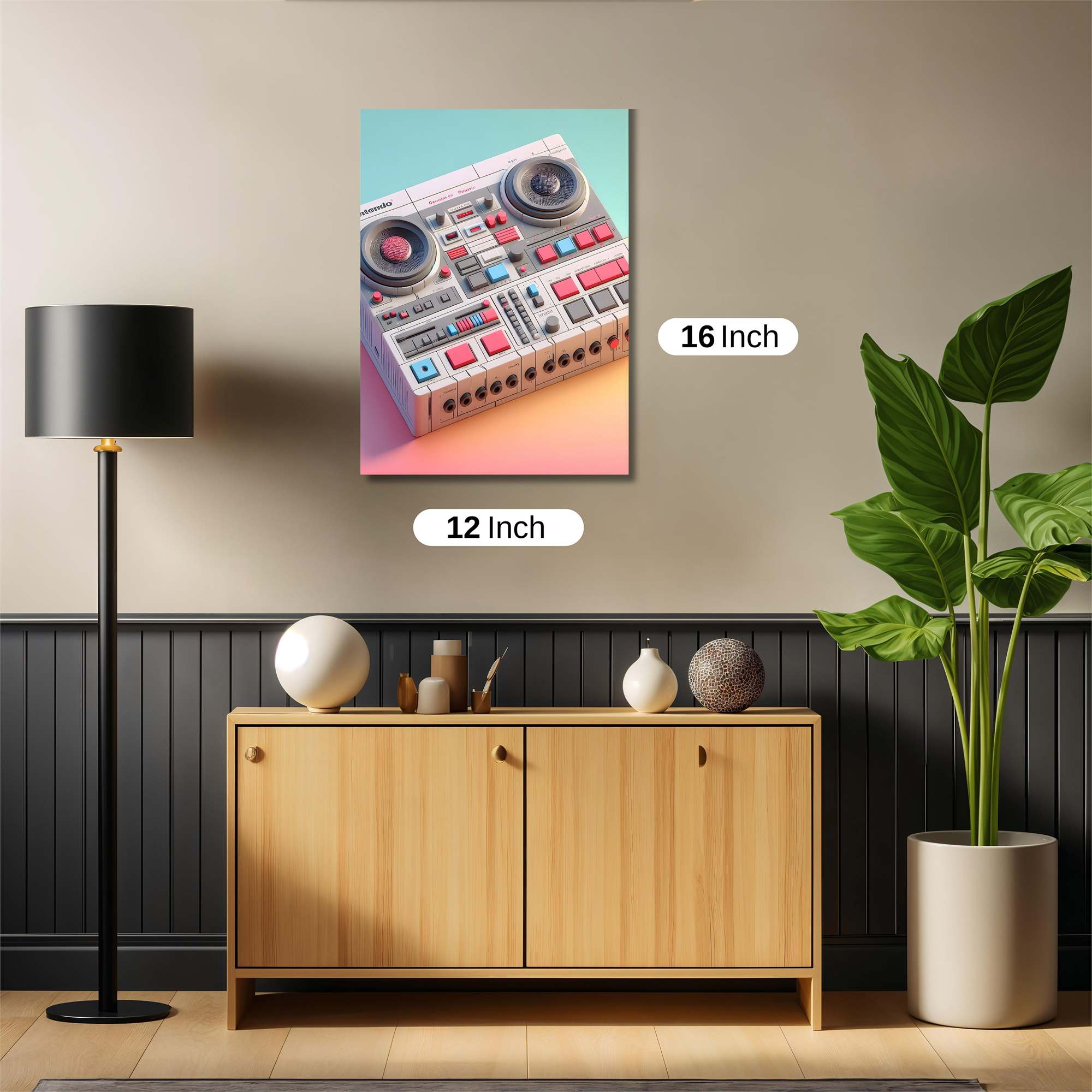 Nintendo Nostalgic Safe Wall Magnetic / M