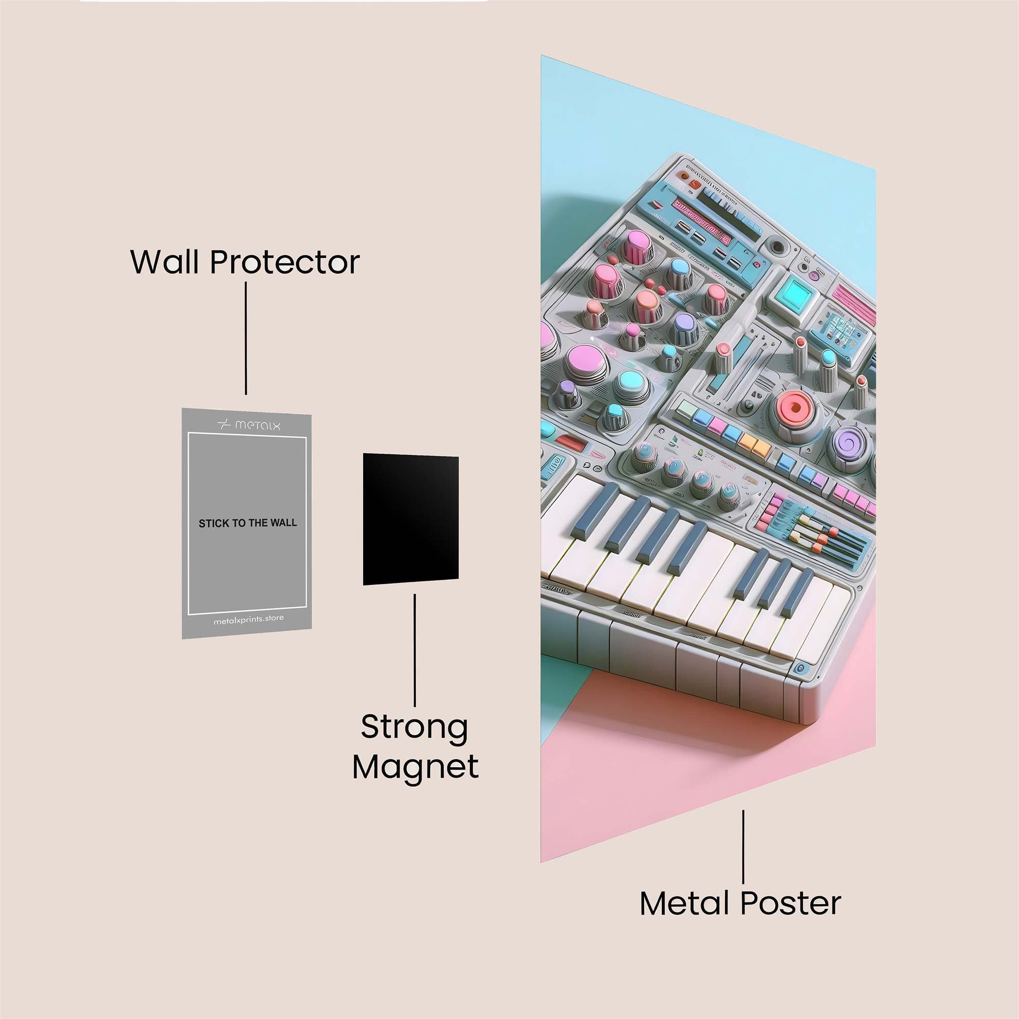 Synth Serenity Safe Wall Magnetic / M