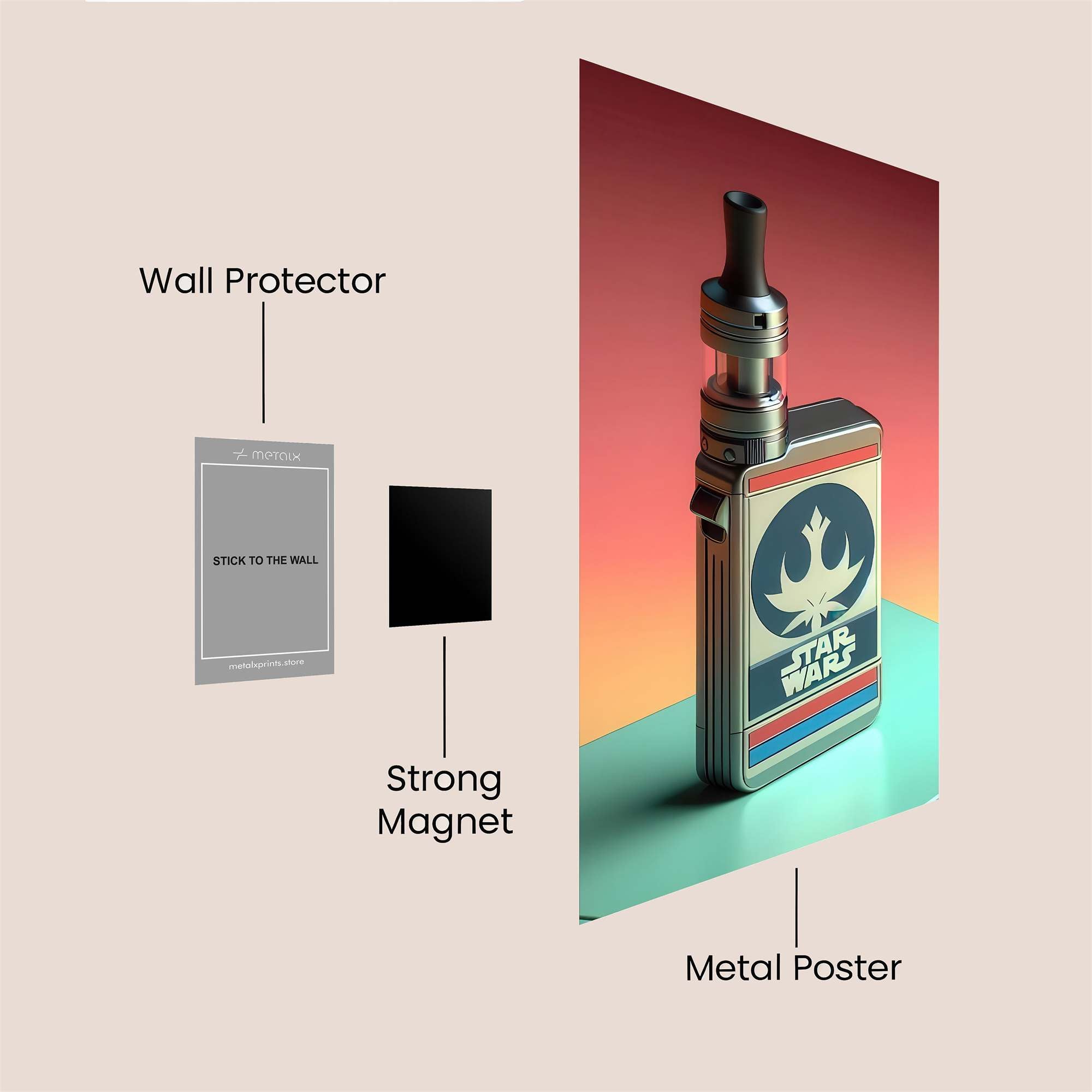 RebelVape Safe Wall Magnetic / M