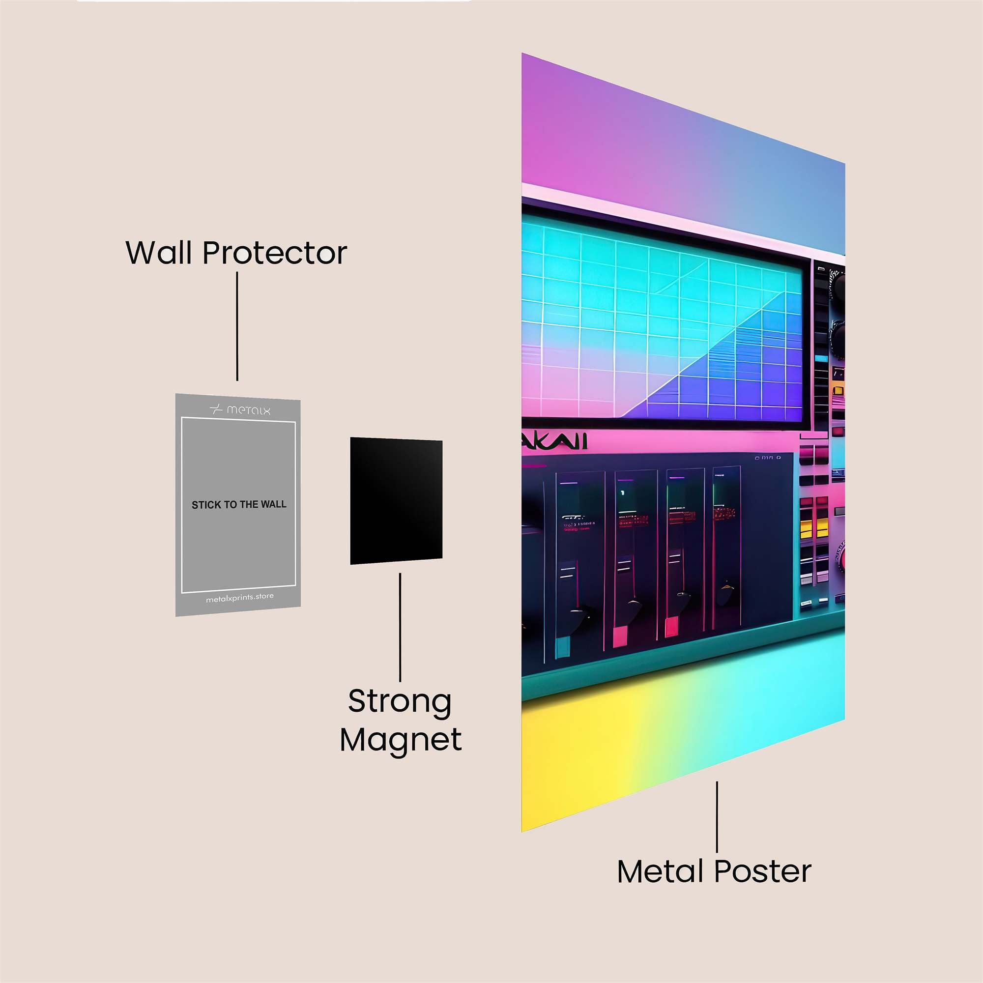 Akai Dreamscape Safe Wall Magnetic / M