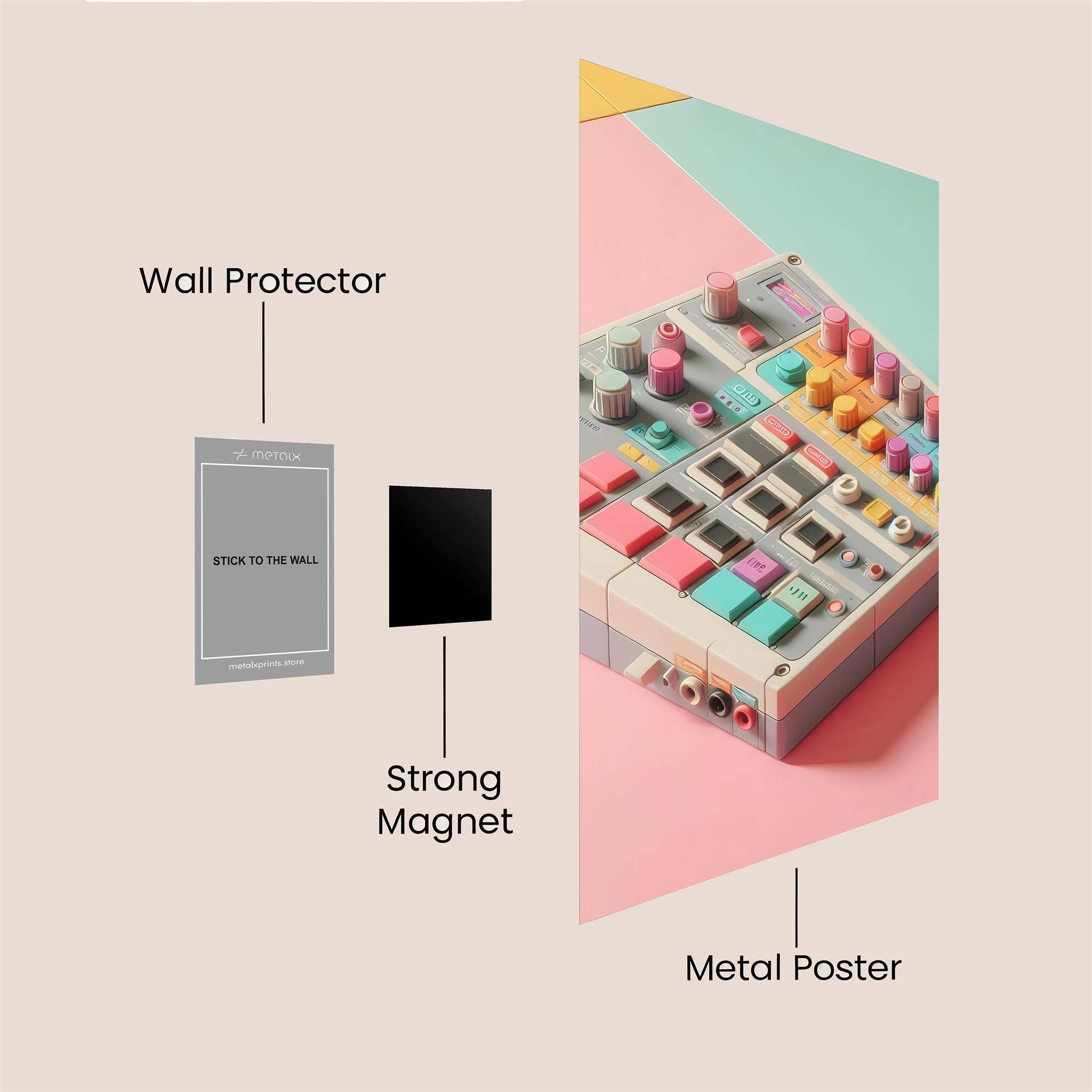 Synth Dream Safe Wall Magnetic / M