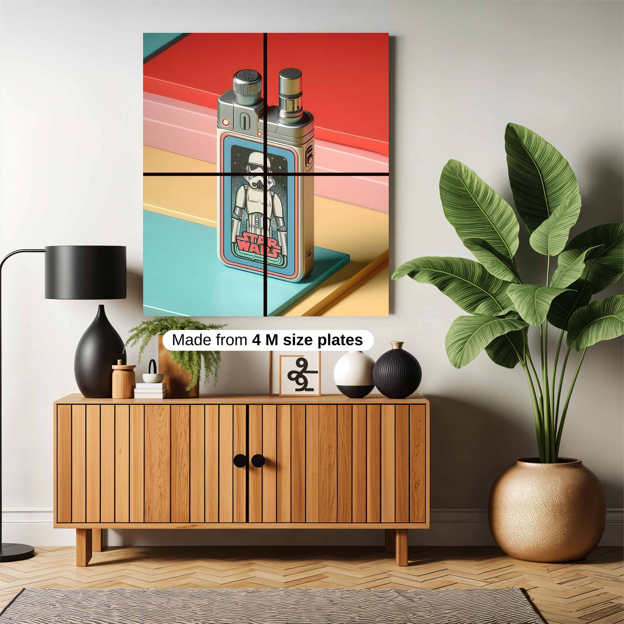 Trooper Retro Safe Wall Magnetic / M
