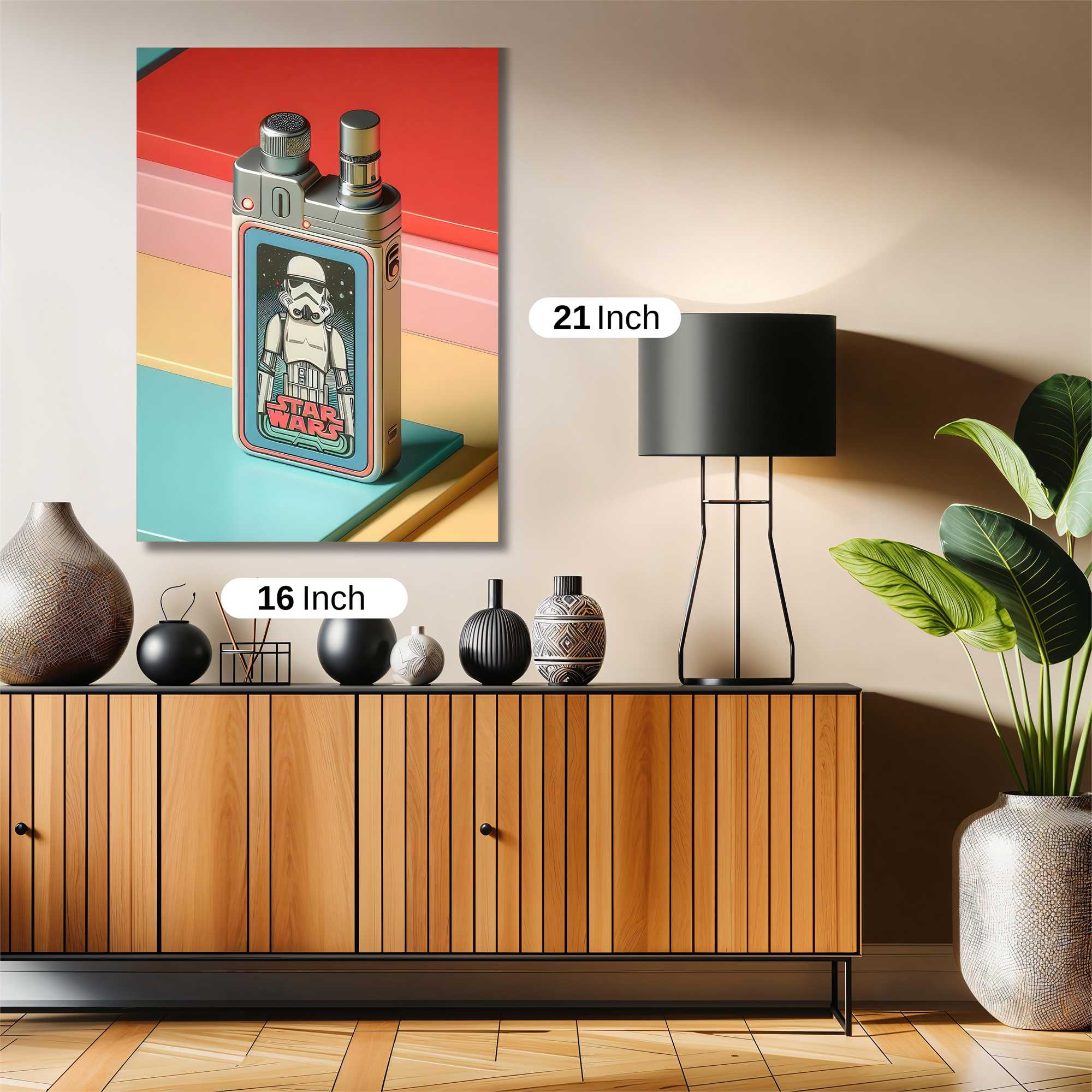 Trooper Retro Safe Wall Magnetic / M