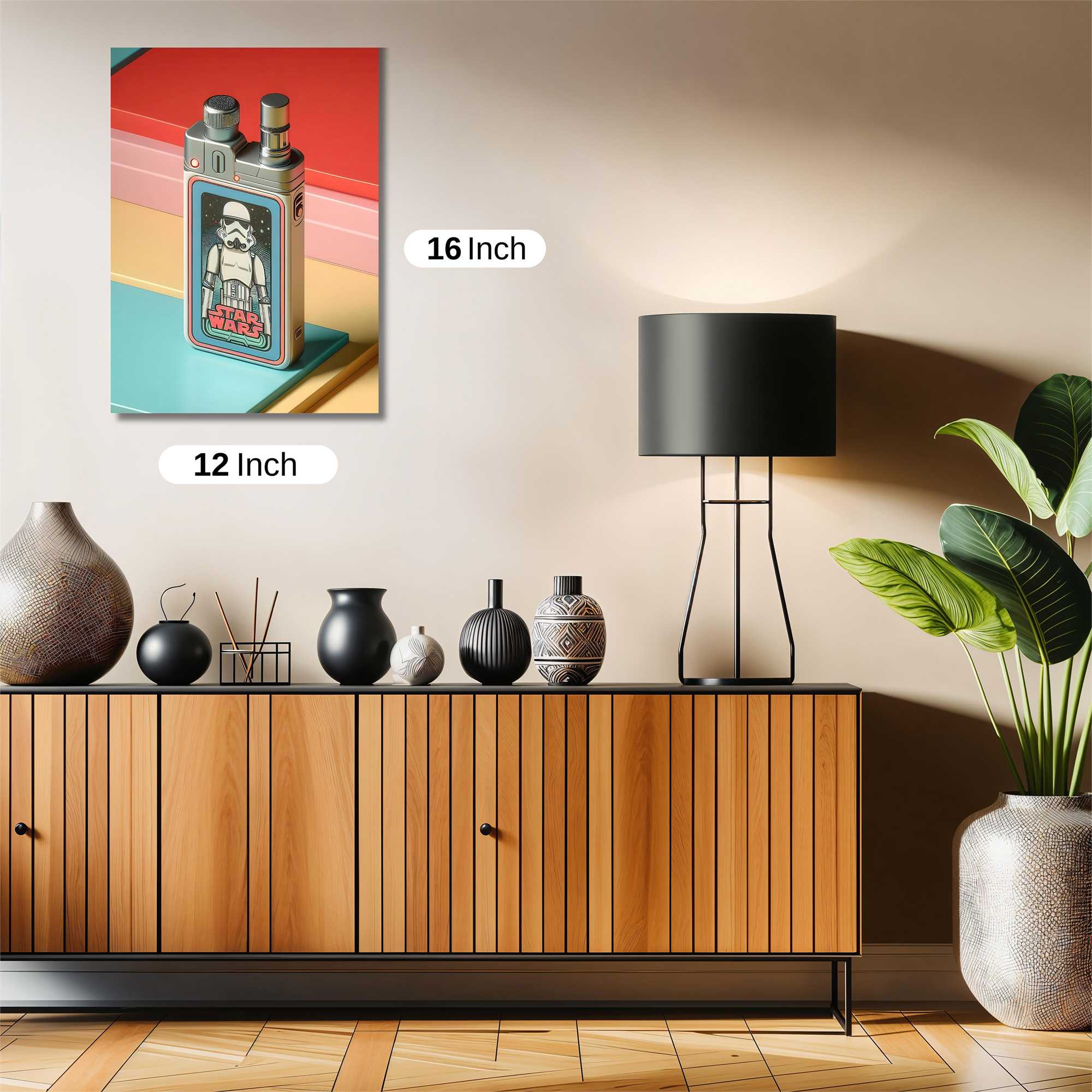Trooper Retro Safe Wall Magnetic / M