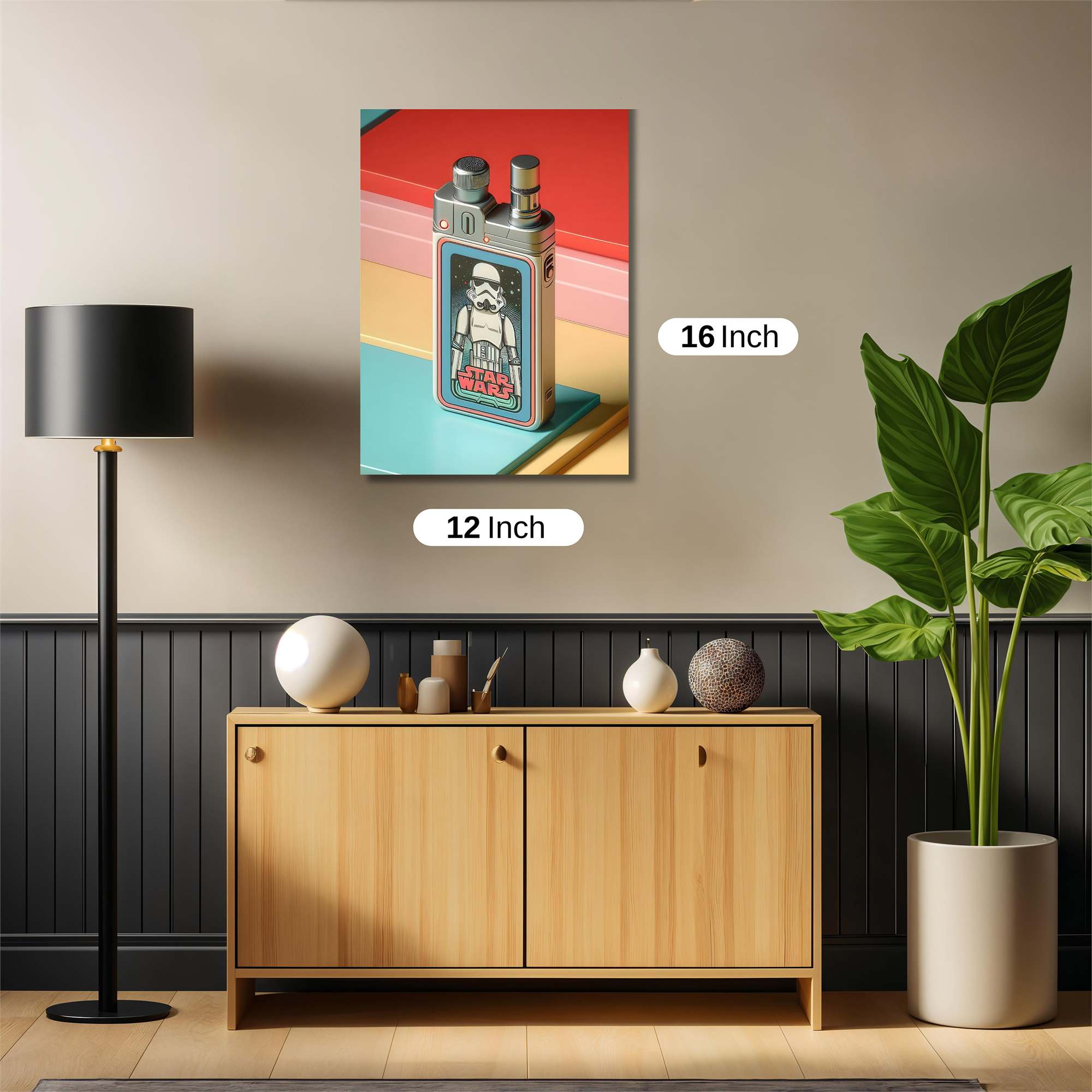 Trooper Retro Safe Wall Magnetic / M