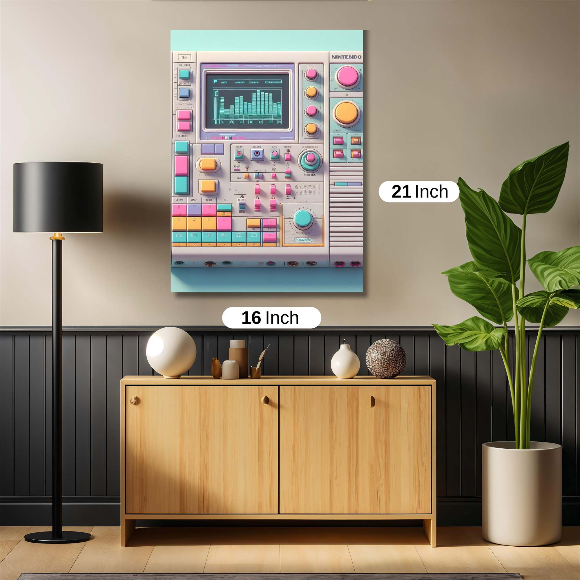 Nintendo Nostalgic Safe Wall Magnetic / M