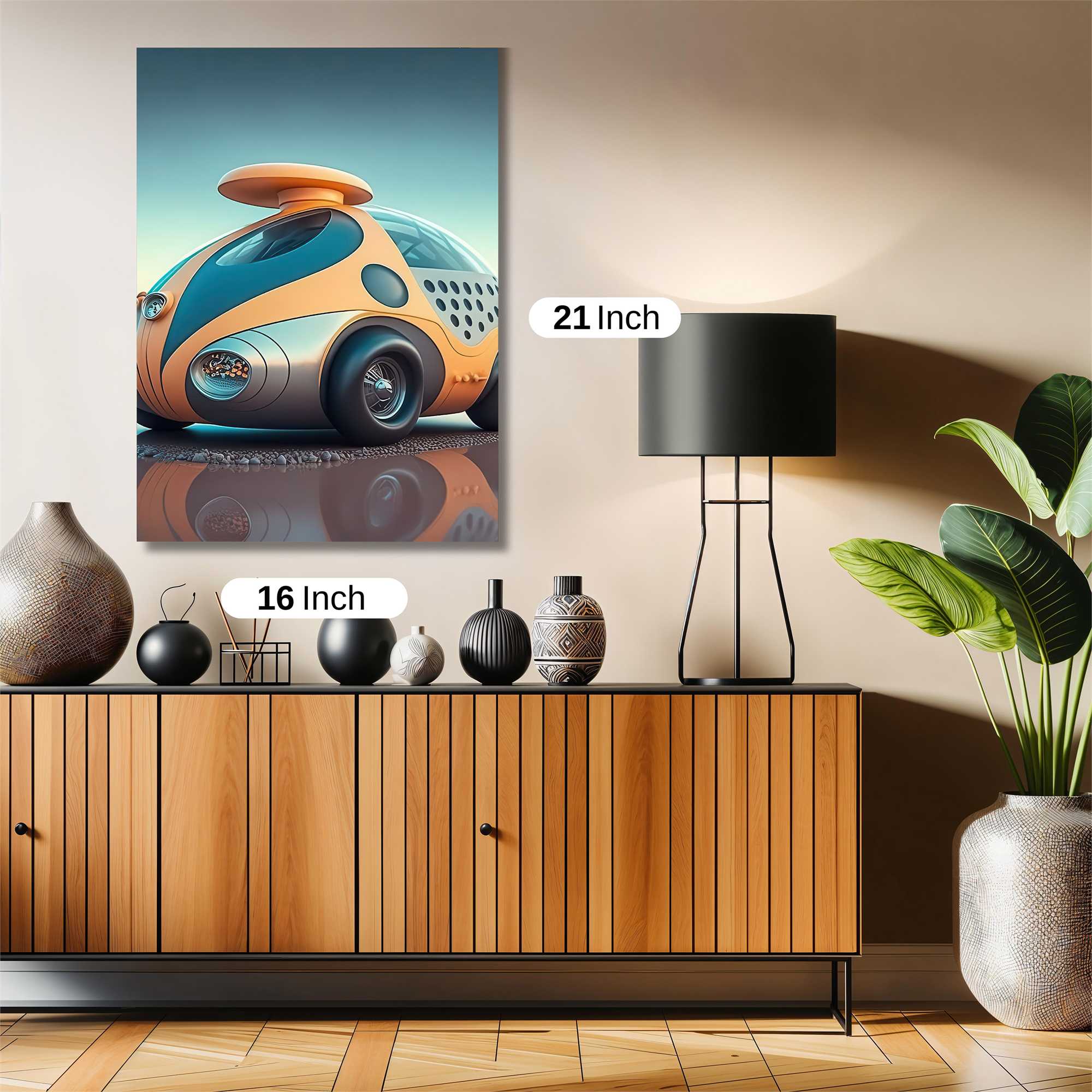Retro Whimsy Safe Wall Magnetic / M