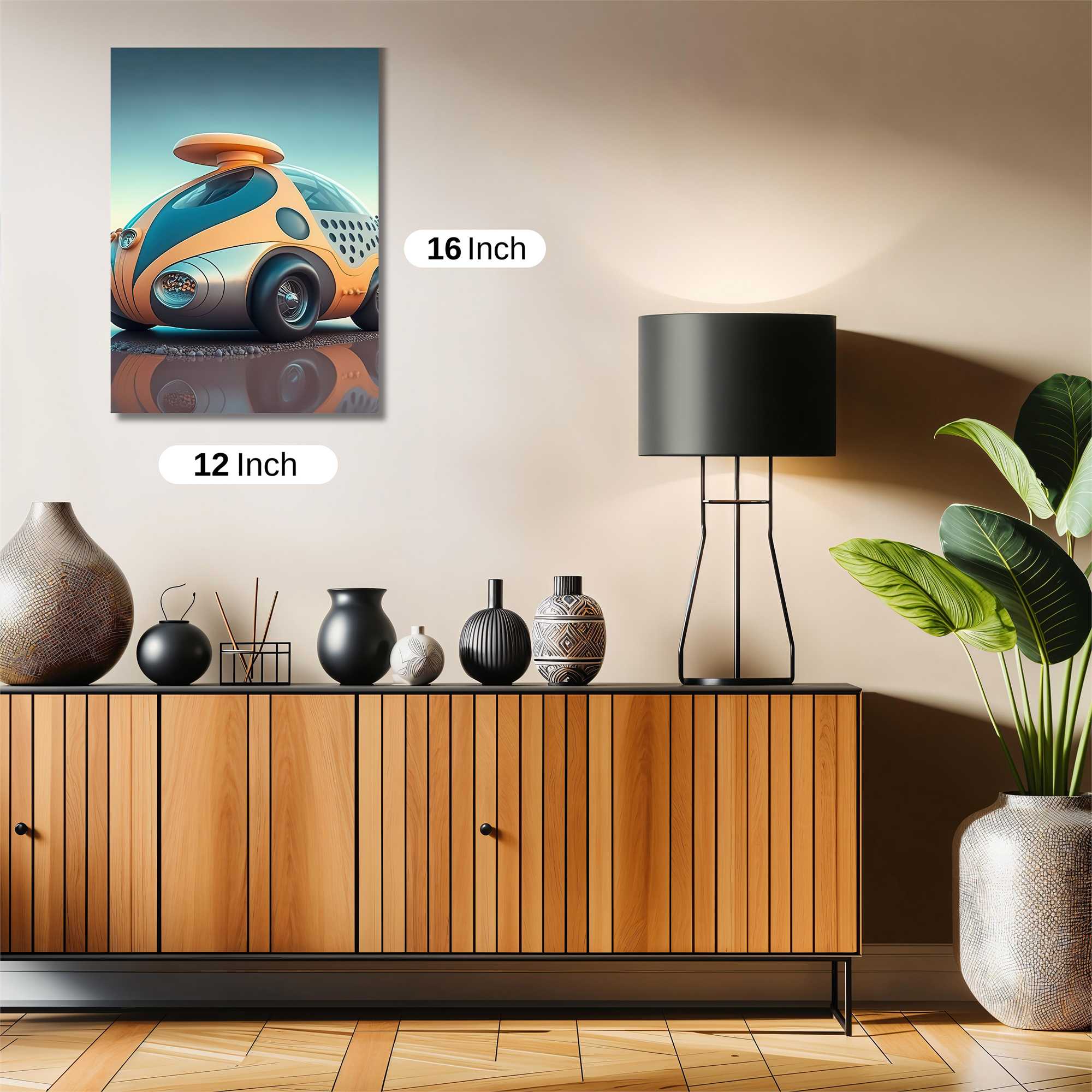 Retro Whimsy Safe Wall Magnetic / M