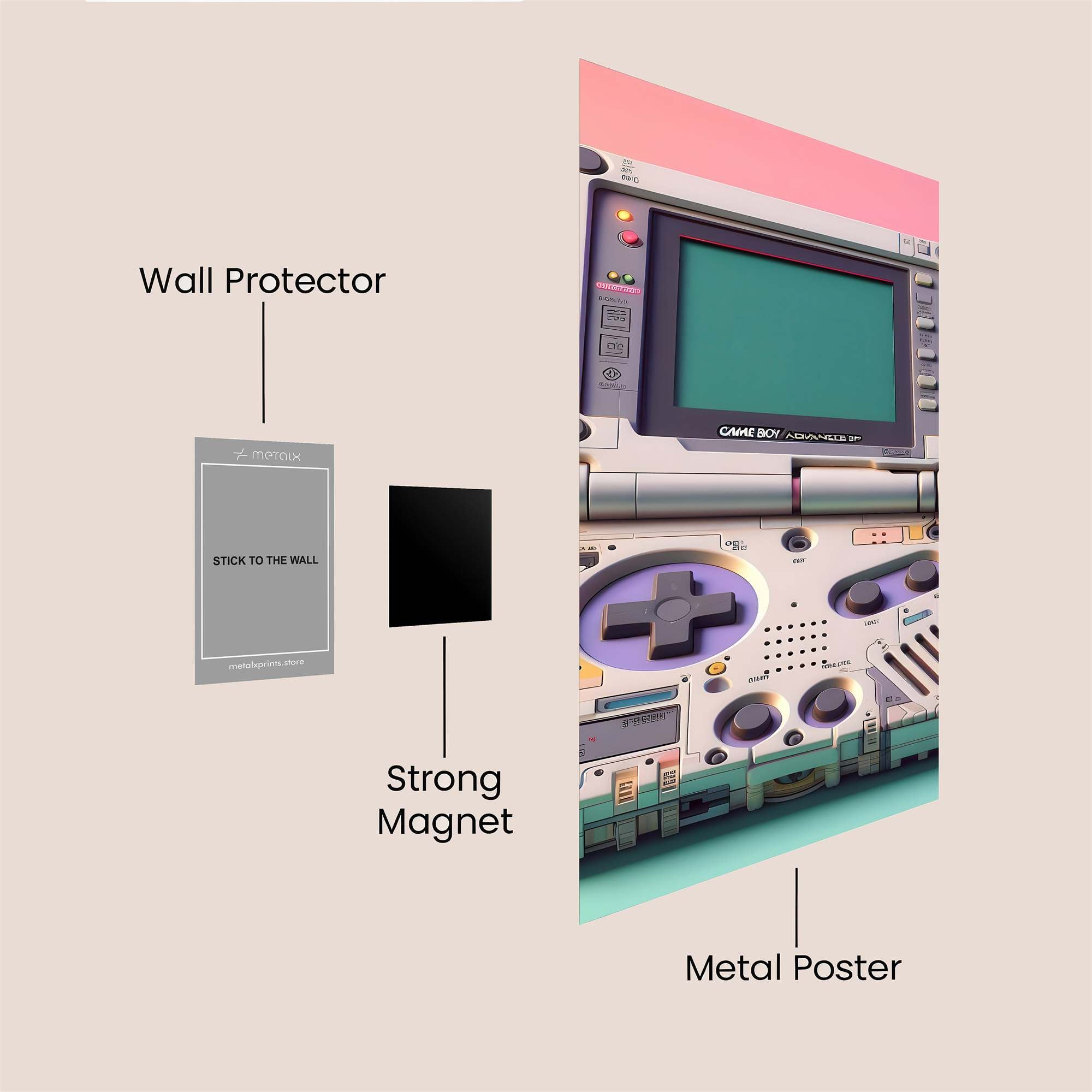 Gameboy Fusion Safe Wall Magnetic / M