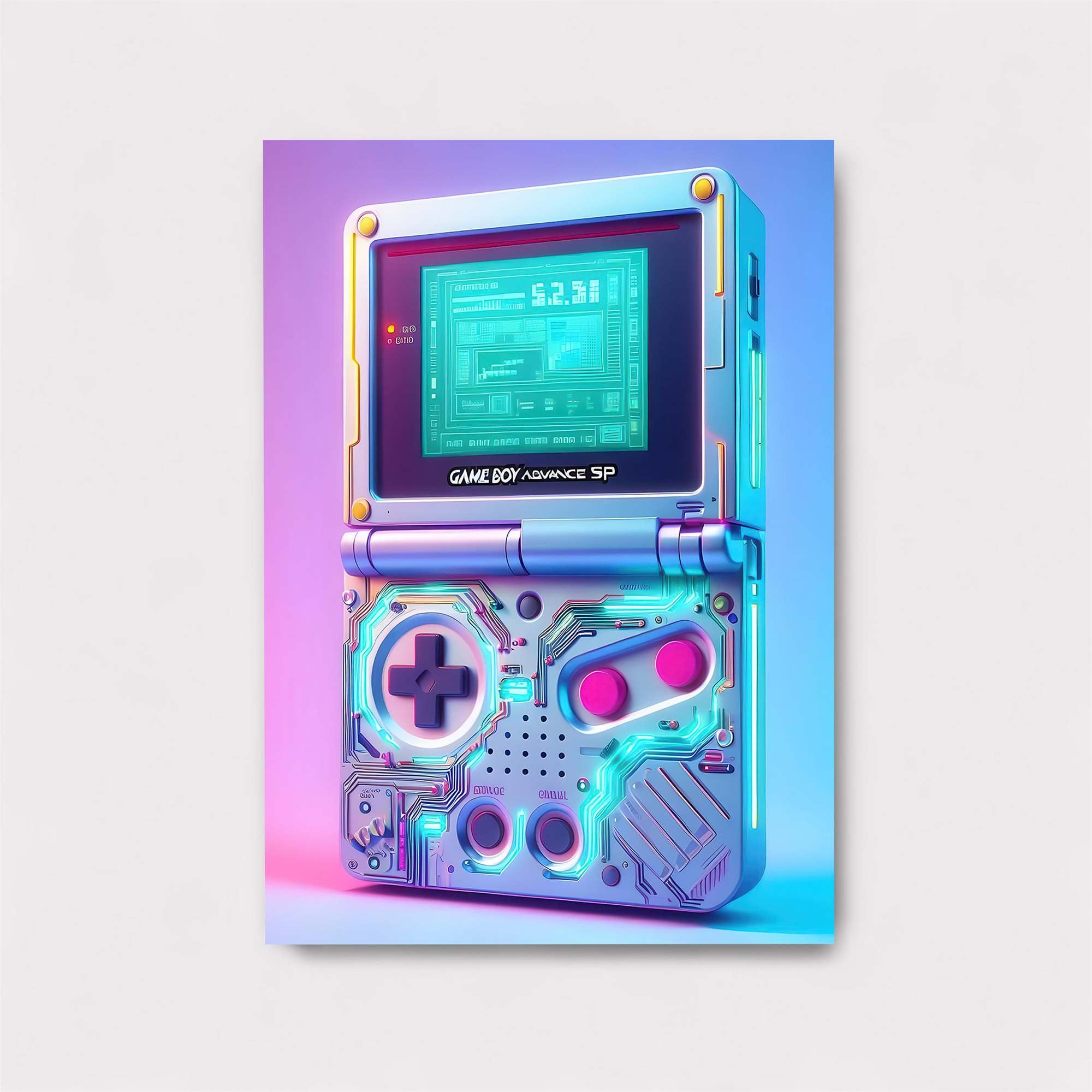 Gameboy Futuristic Safe Wall Magnetic / M