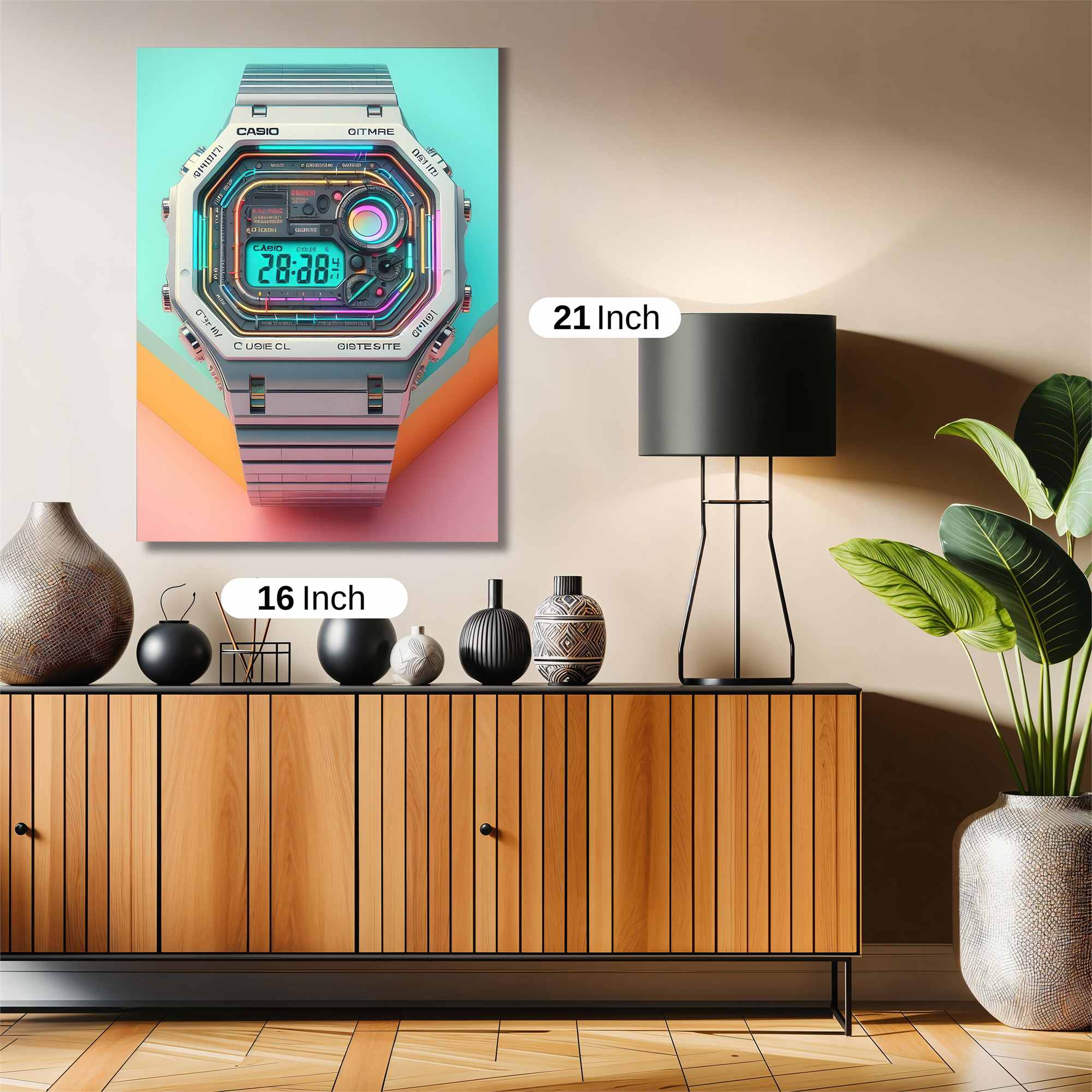 Casio Vibrant Safe Wall Magnetic / M