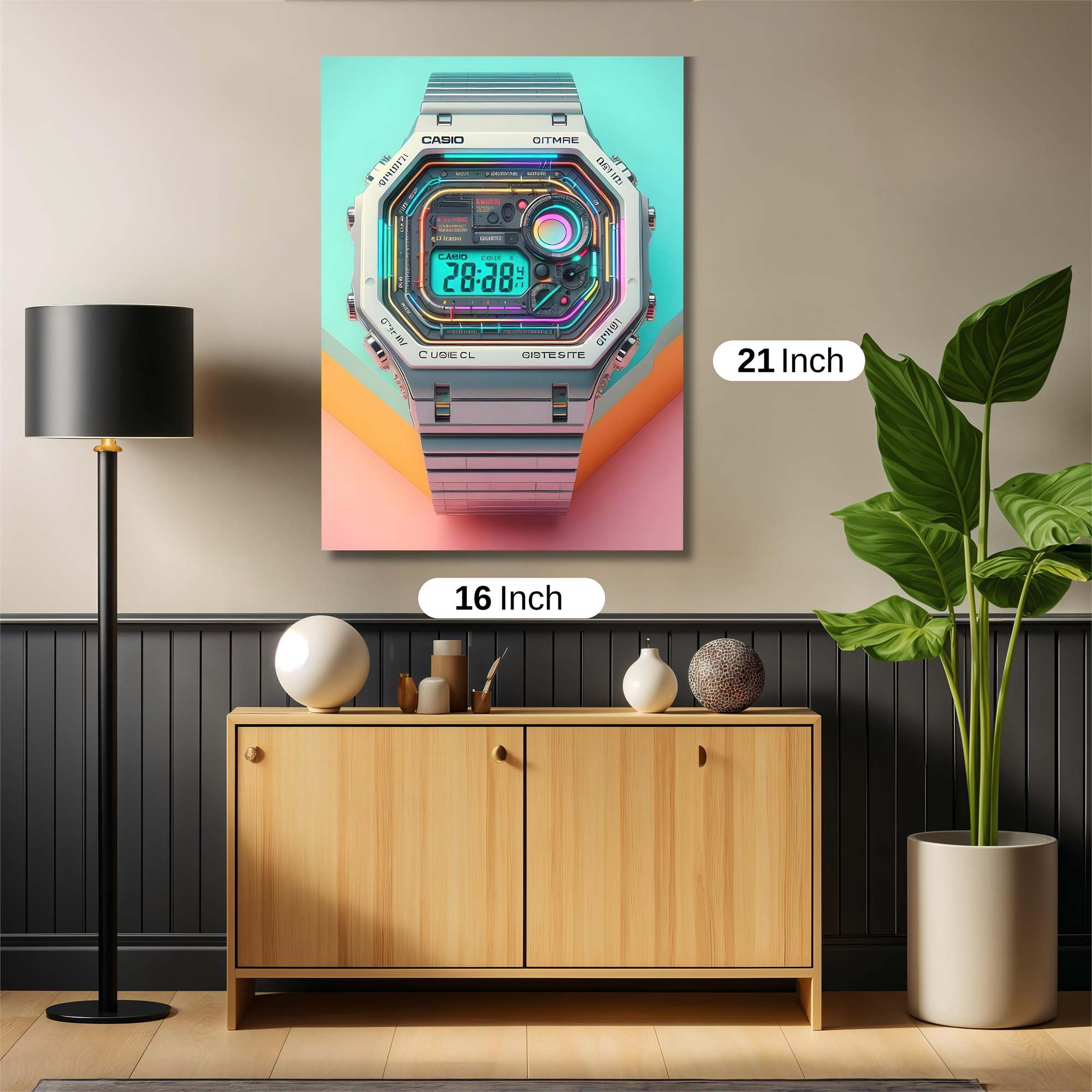 Casio Vibrant Safe Wall Magnetic / M
