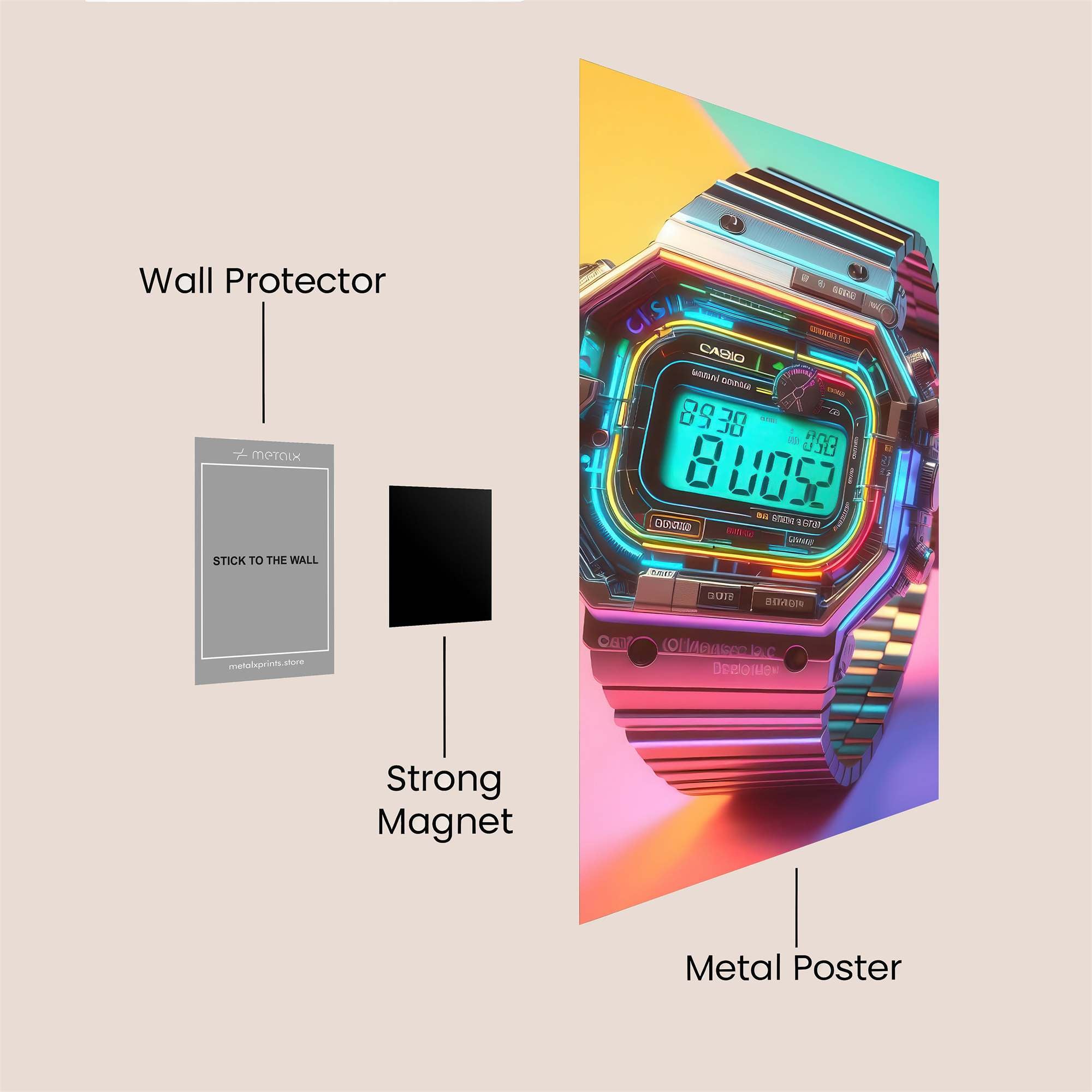 Casio Radiance Safe Wall Magnetic / M