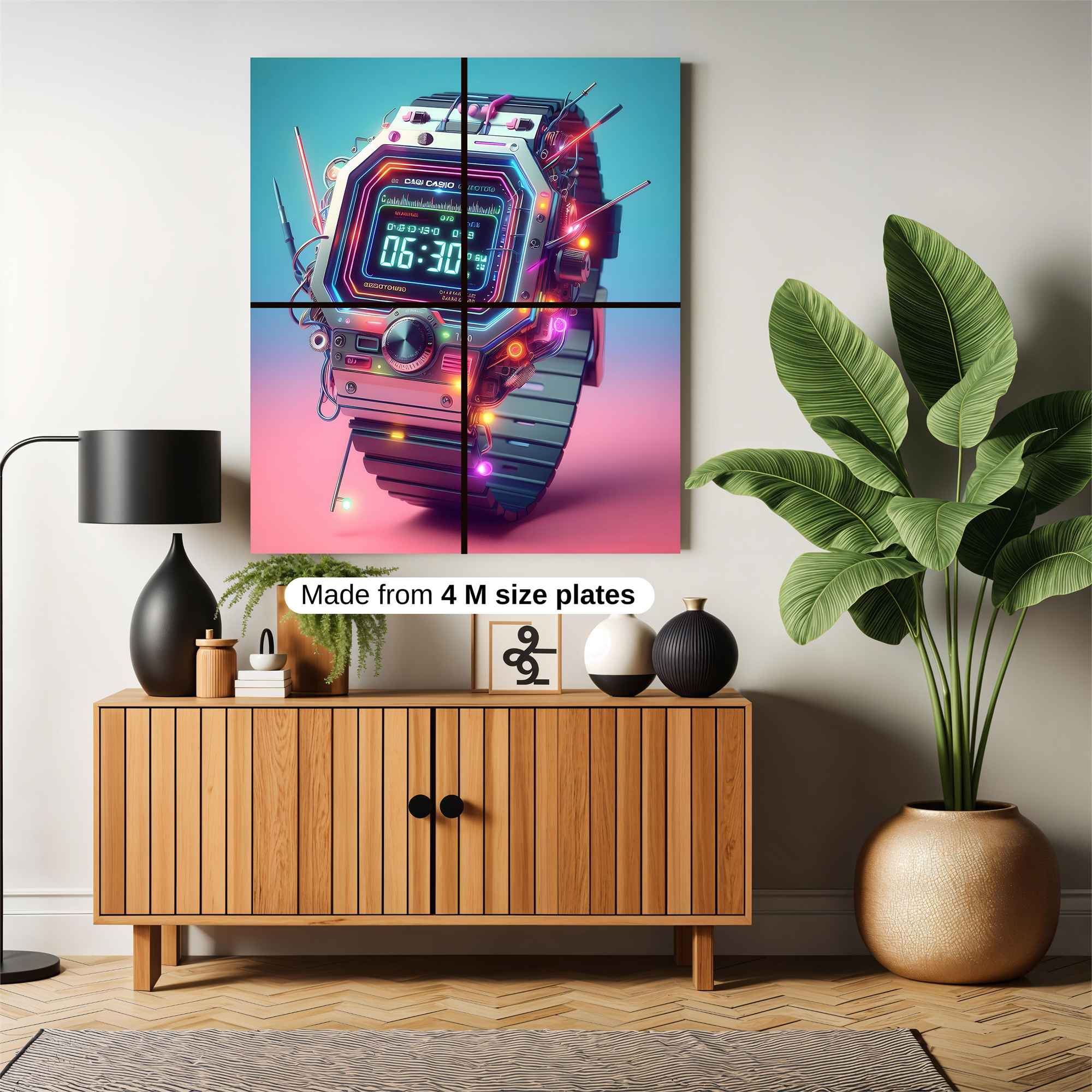 Casio Cyberpunk Safe Wall Magnetic / M