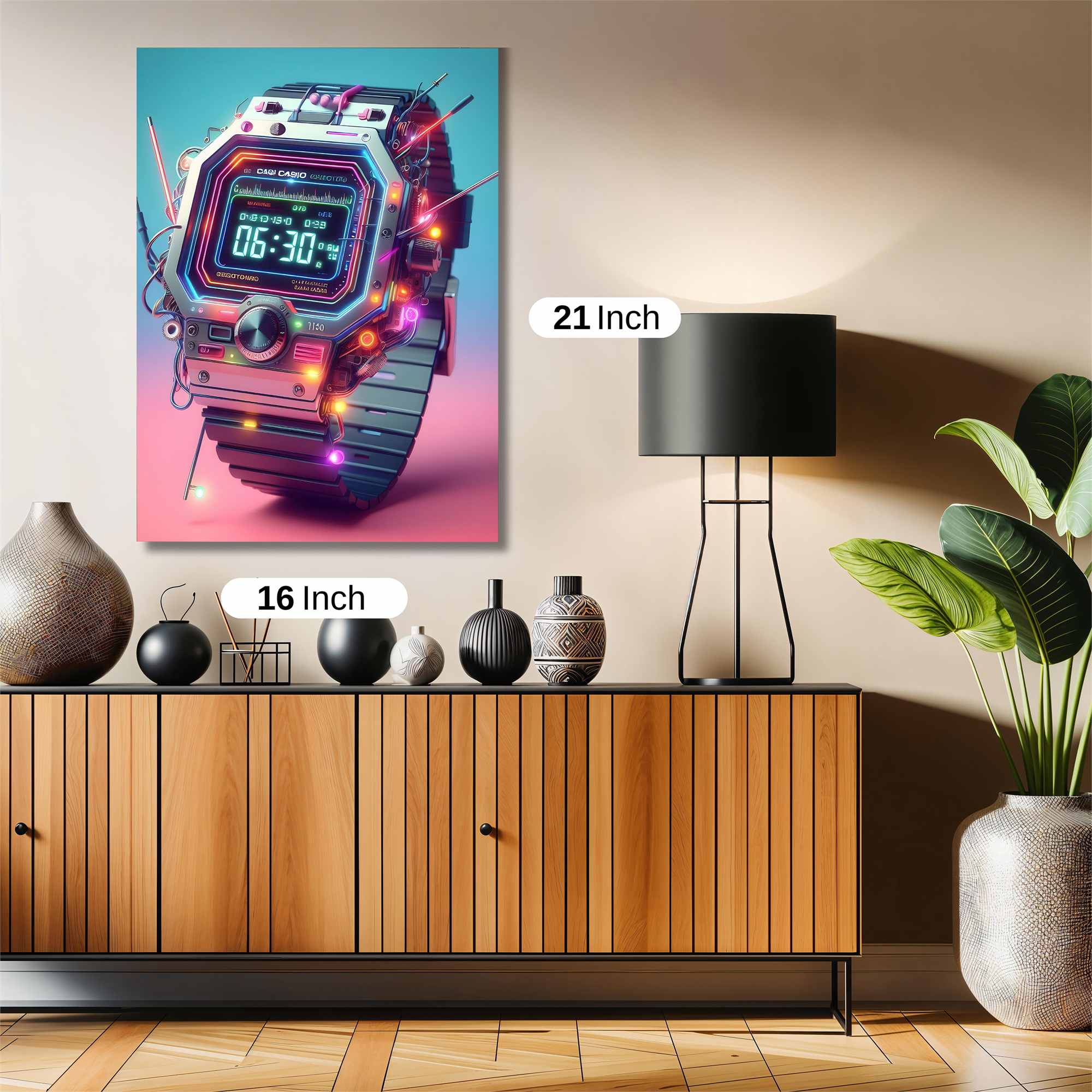 Casio Cyberpunk Safe Wall Magnetic / M