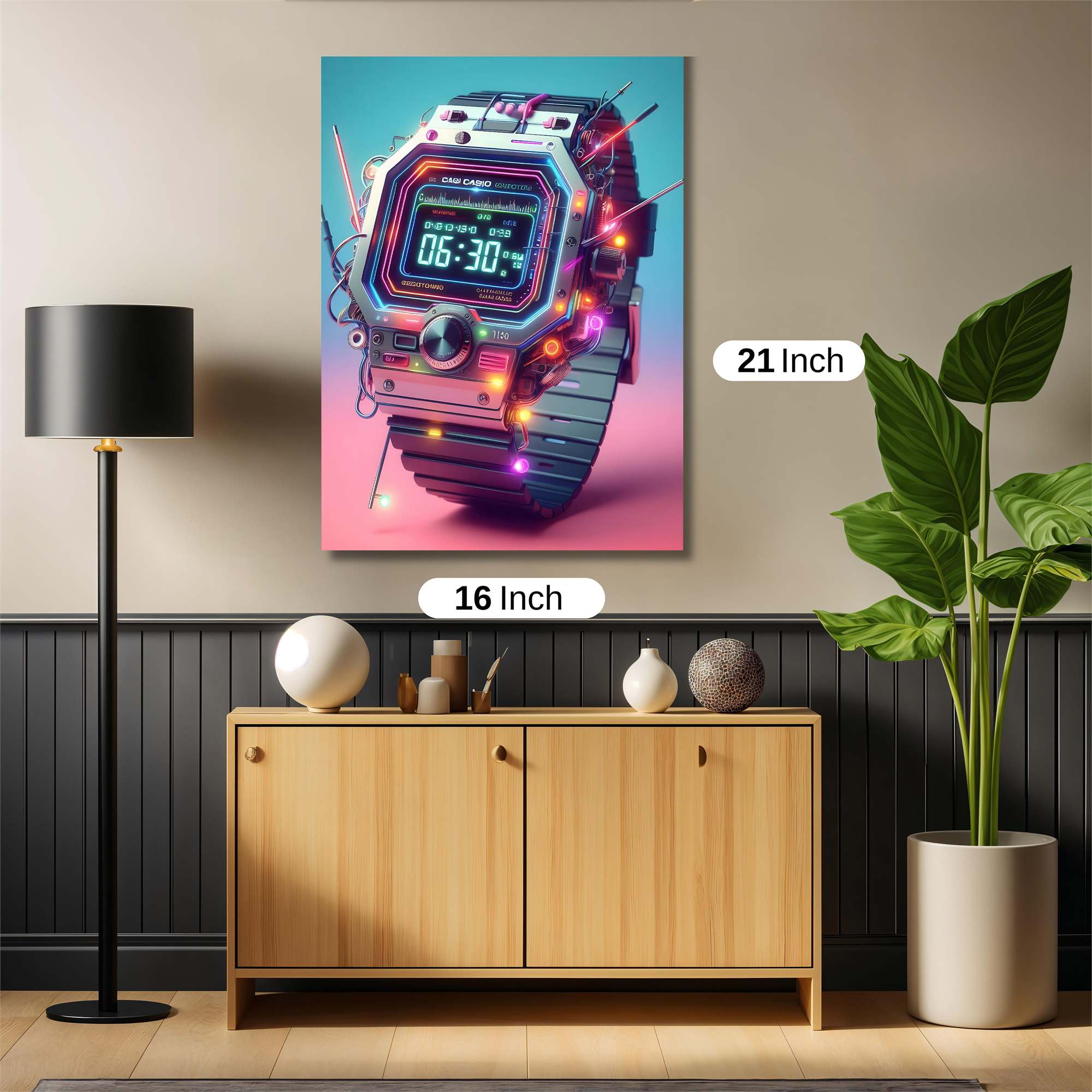 Casio Cyberpunk Safe Wall Magnetic / M