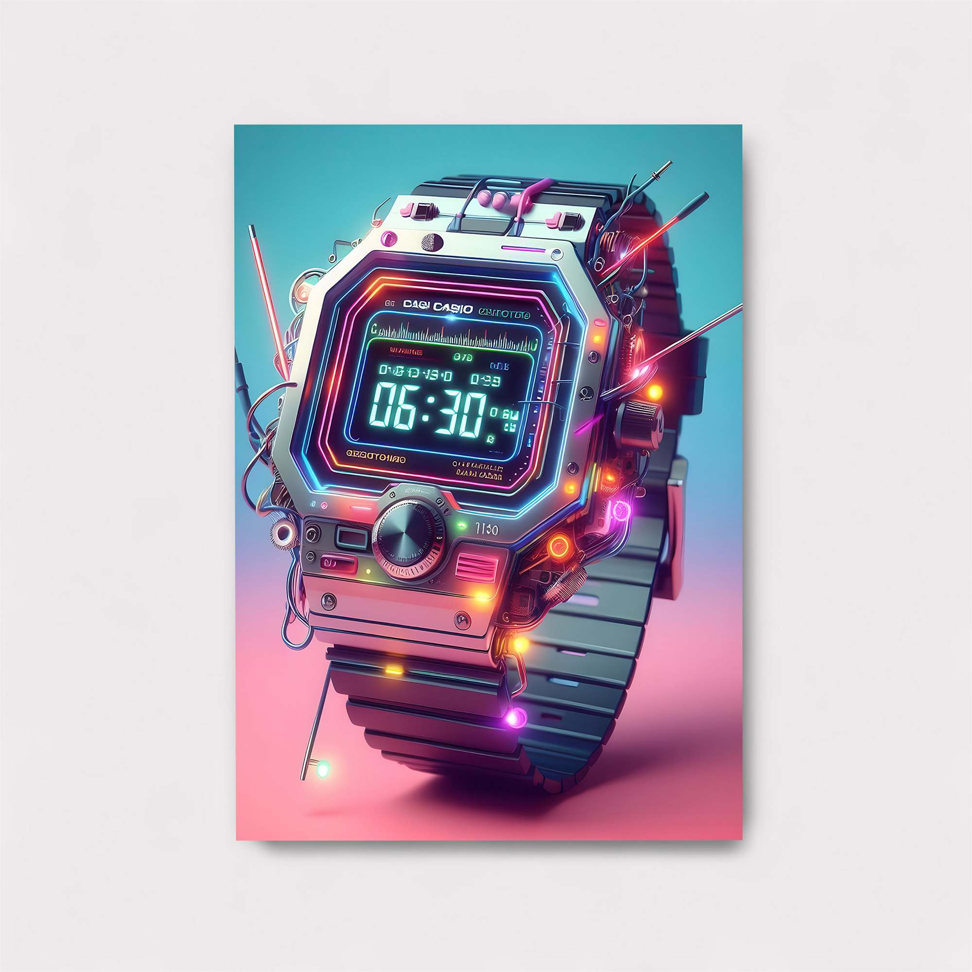 Casio Cyberpunk Safe Wall Magnetic / M