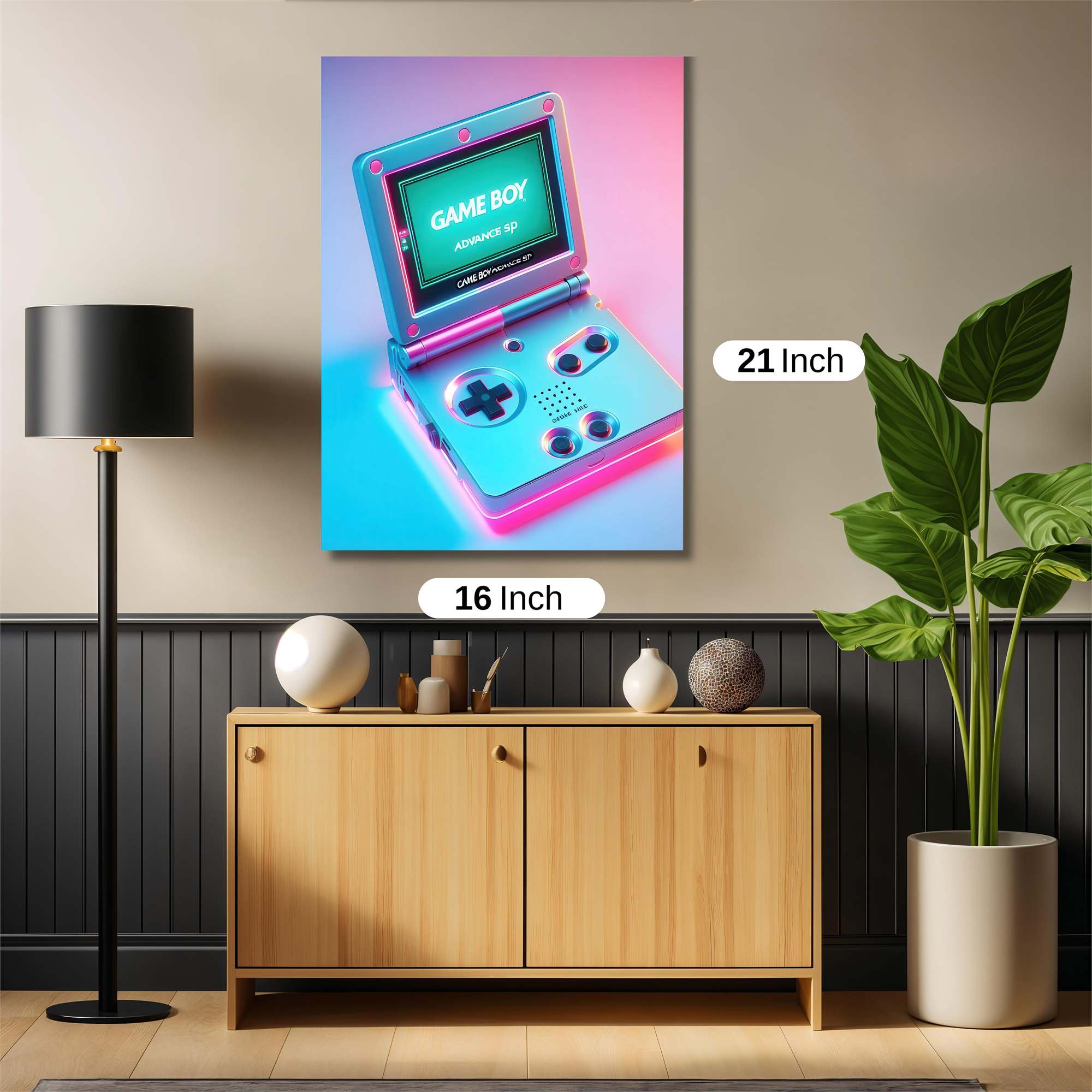 Gameboy Glow Safe Wall Magnetic / M