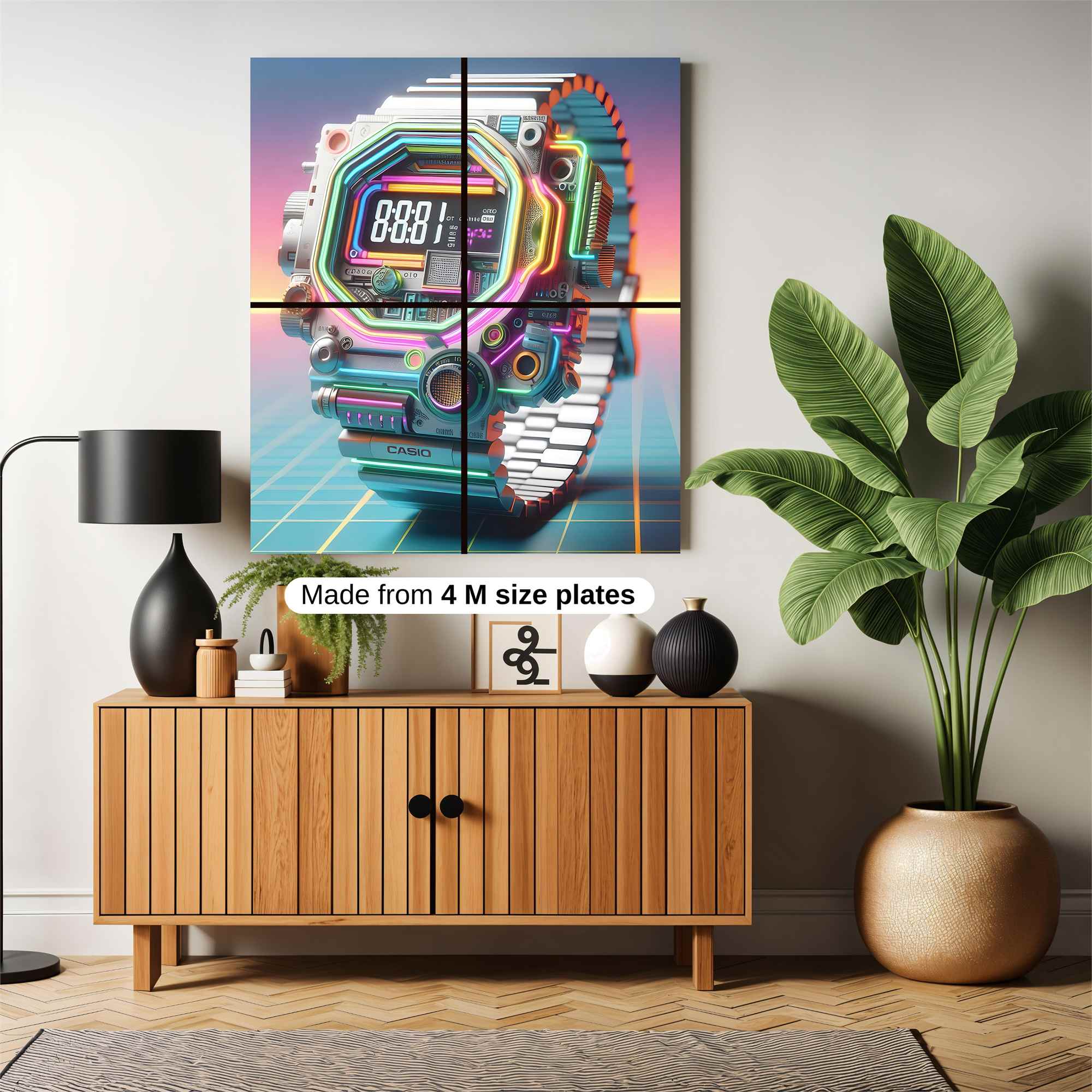 Casio Cyberpunk Safe Wall Magnetic / M