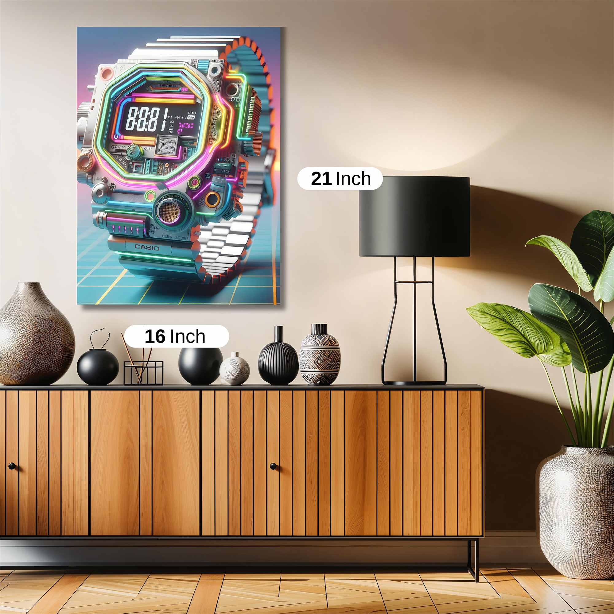 Casio Cyberpunk Safe Wall Magnetic / M