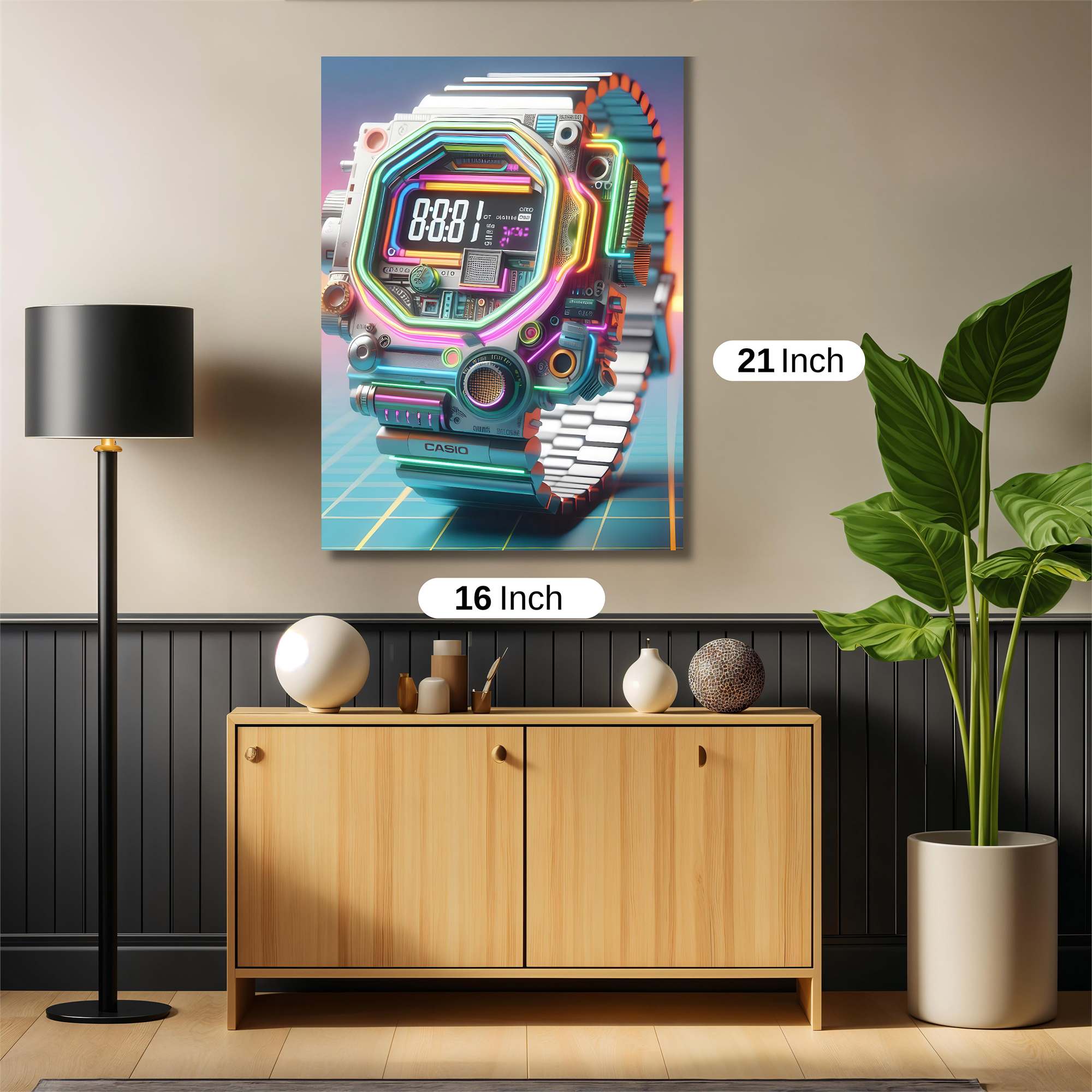 Casio Cyberpunk Safe Wall Magnetic / M