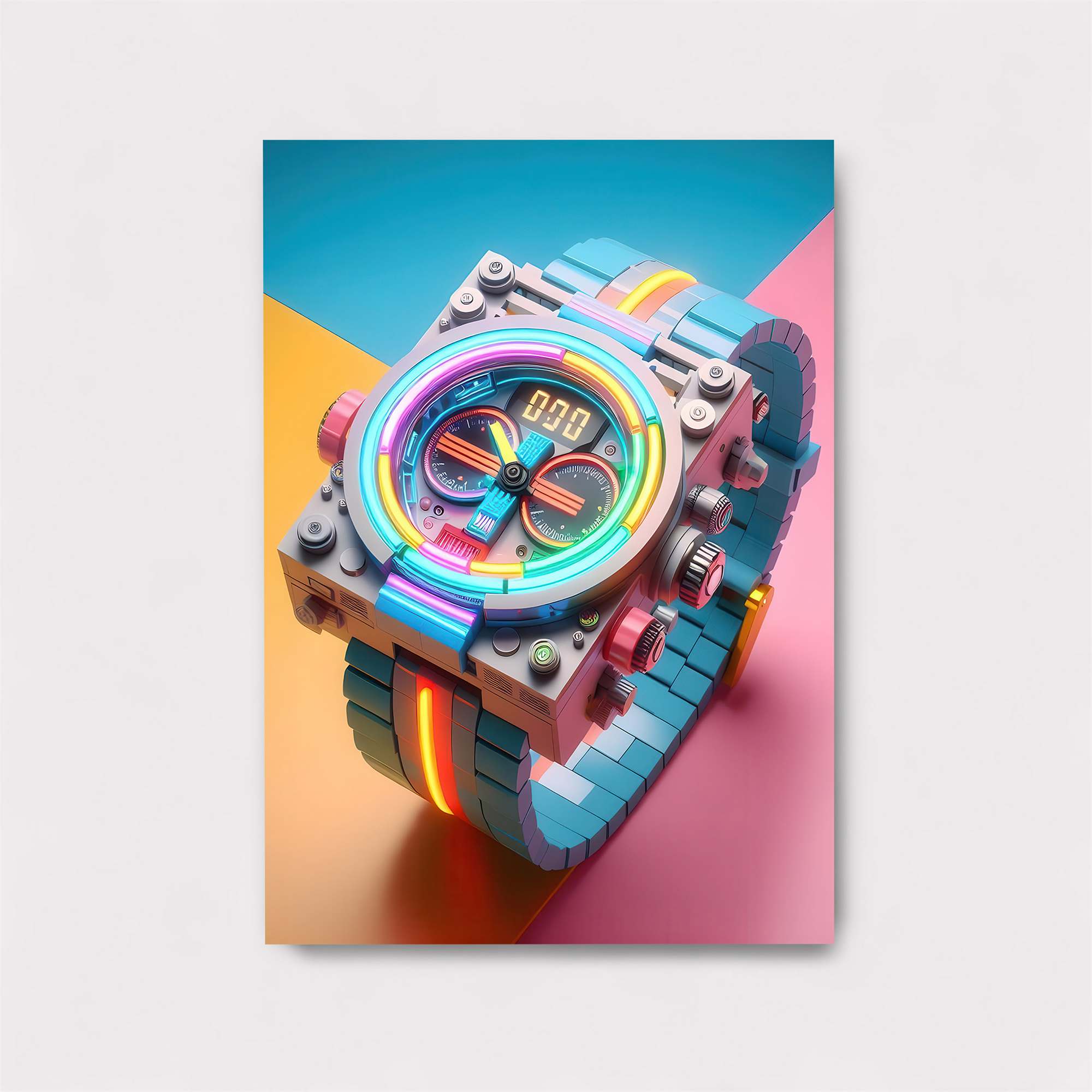 Neon Pulse Safe Wall Magnetic / M
