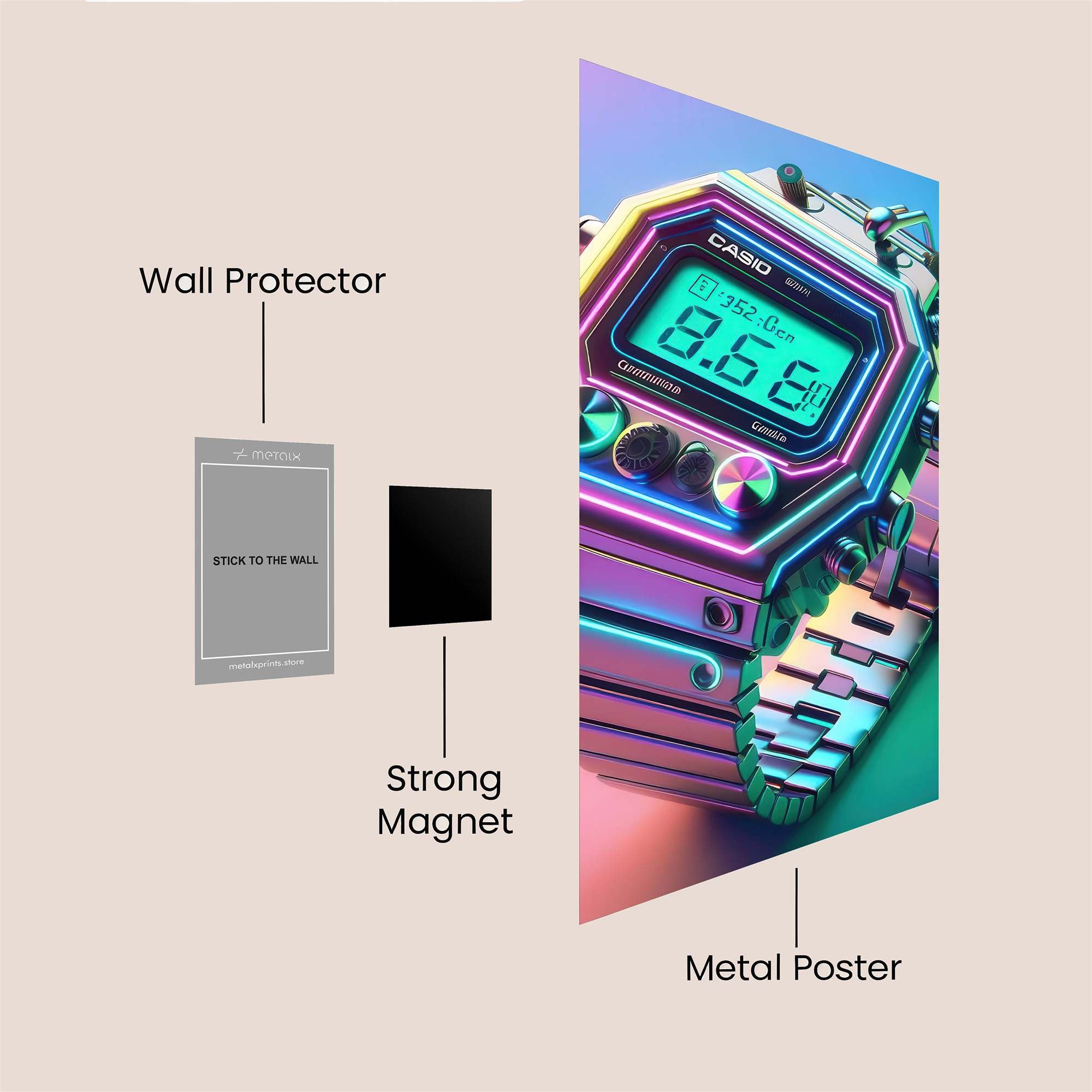 Casio Radiant Safe Wall Magnetic / M